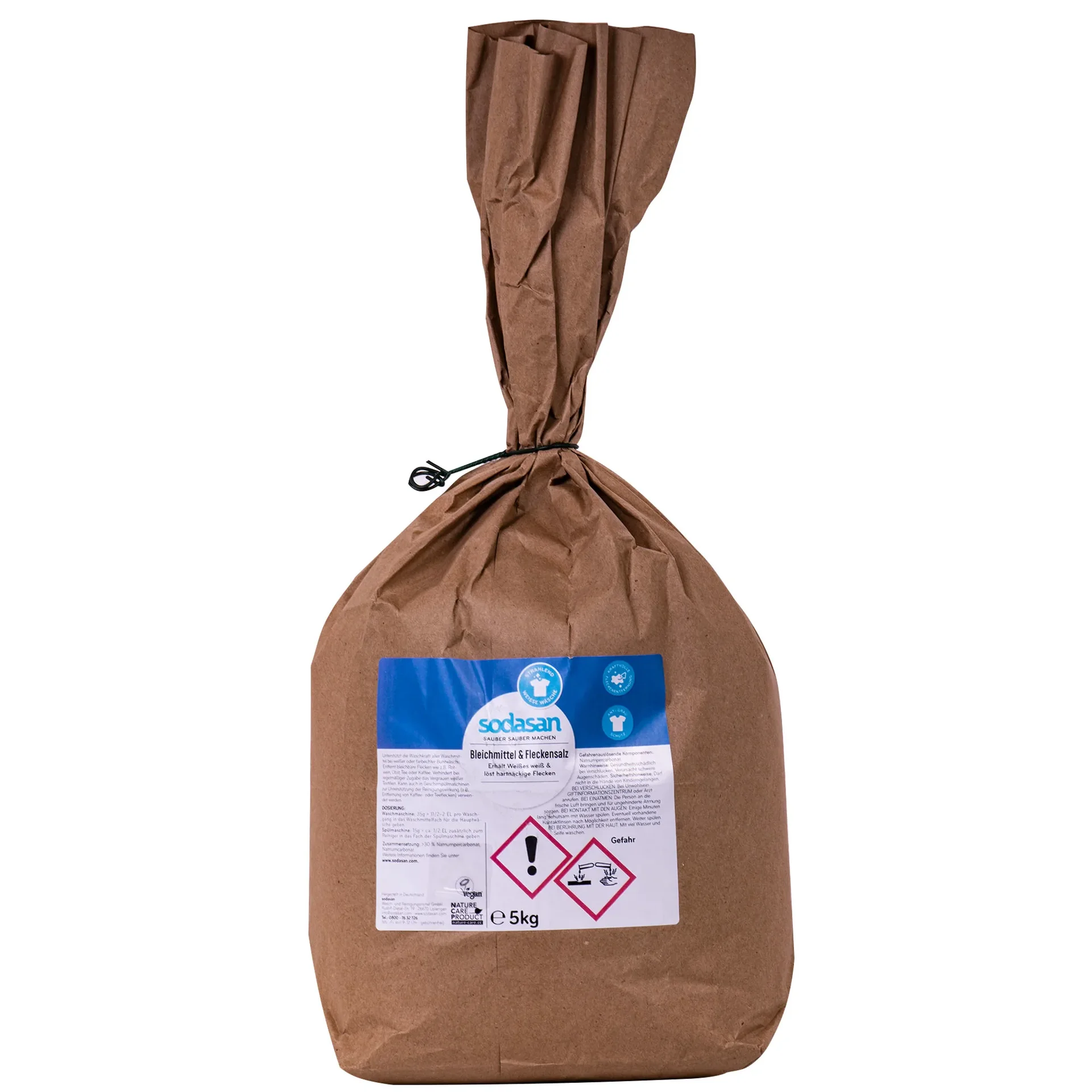 SODASAN Bleichmittel & Fleckensalz 5 kg Papiersack