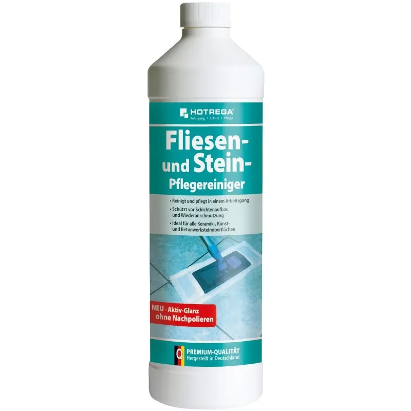 HOTREGA Fliesen und Stein Pflegereiniger 1 Liter Konzentrat