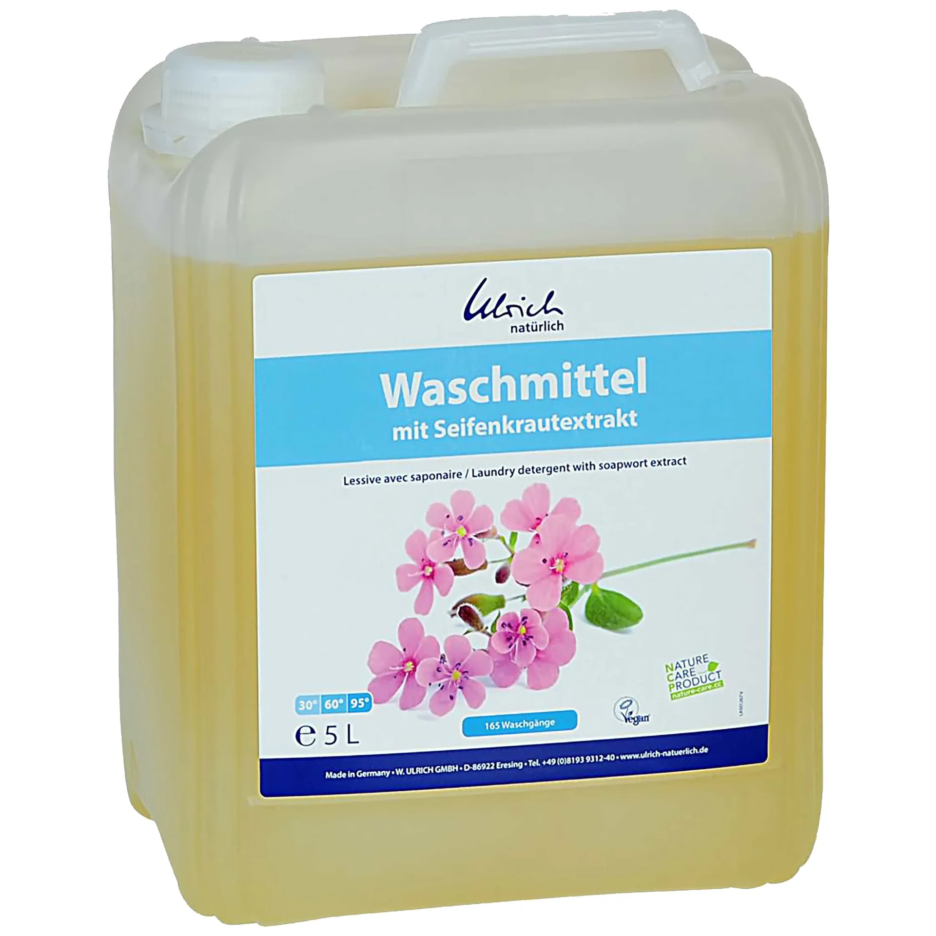 ULRICH natürlich Waschmittel mit Seifenkrautextrakt 5 Liter flüssig