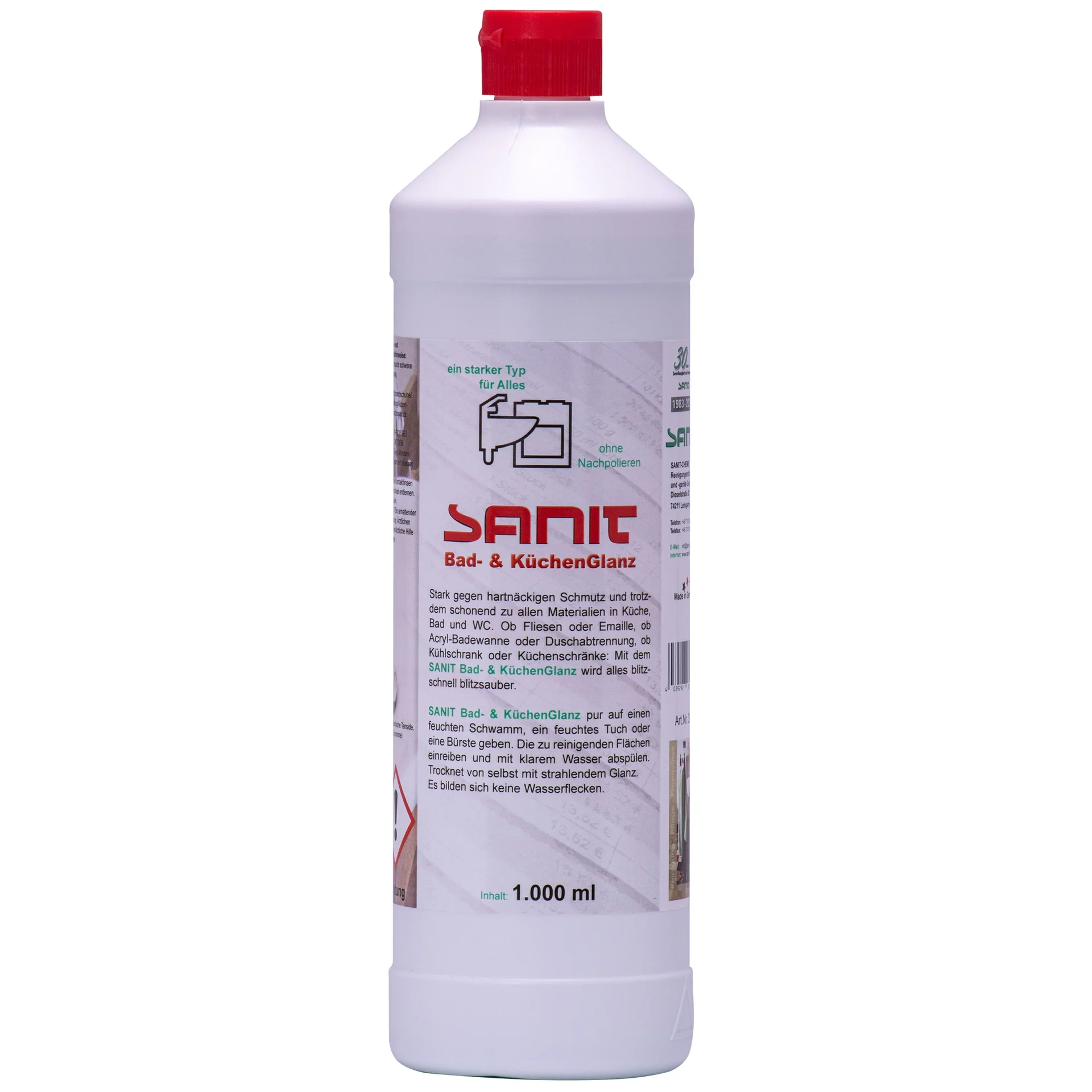 SANIT Bad- & Küchenglanz 1 Liter