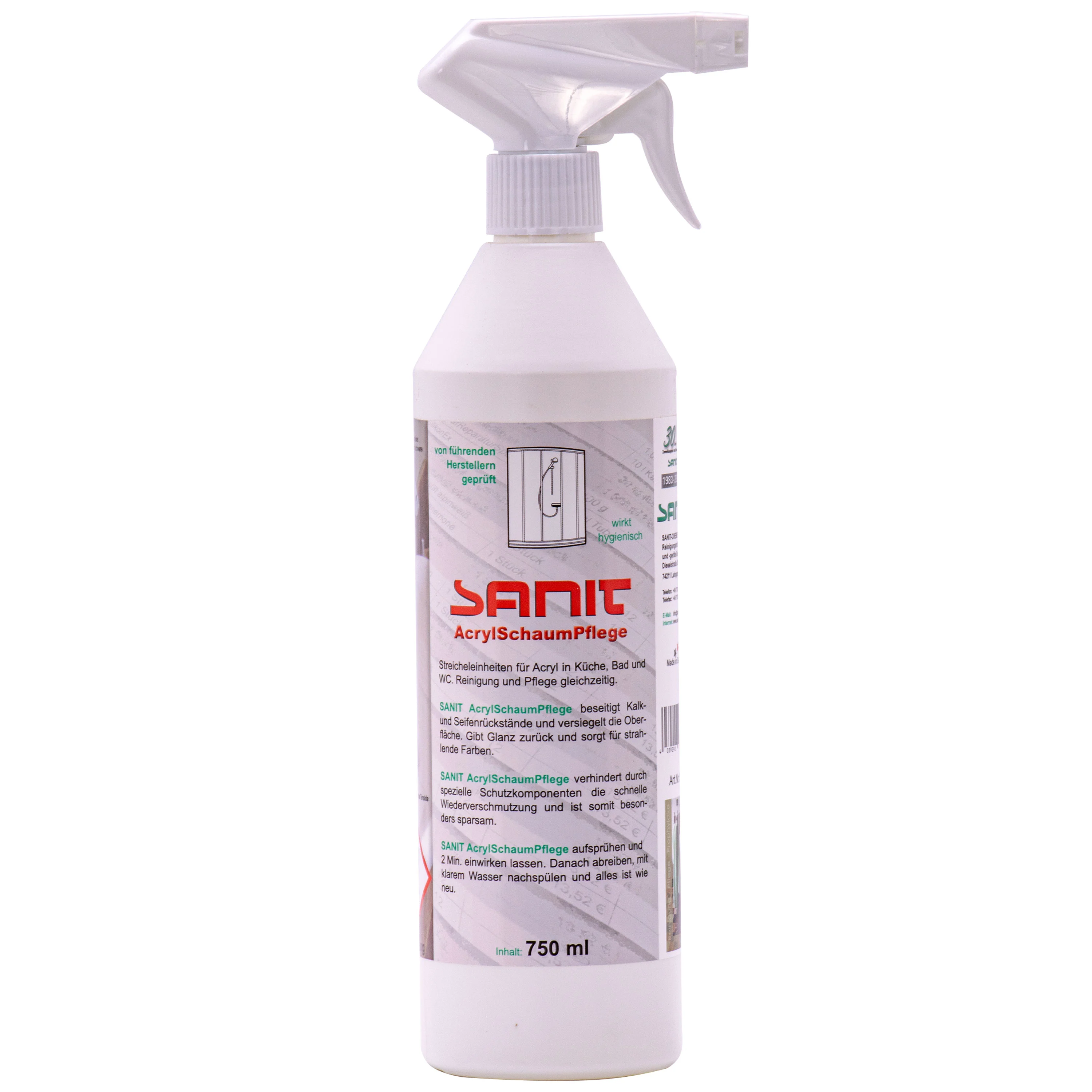 SANIT Acrylschaumpflege 750 ml