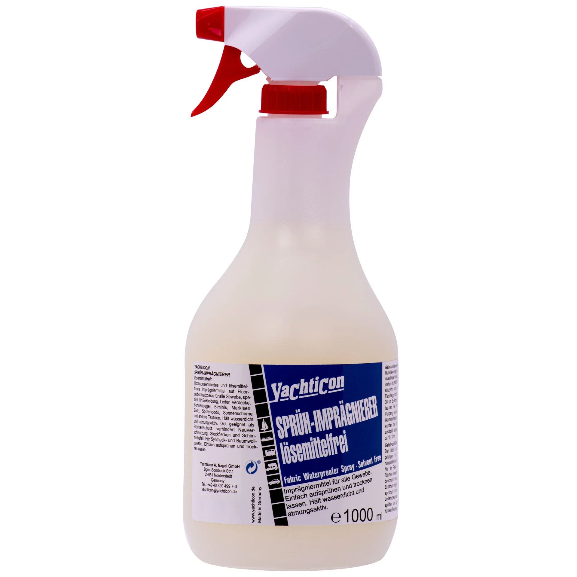 YACHTICON Sprühimprägnierer 1000 ml lösemittelfrei
