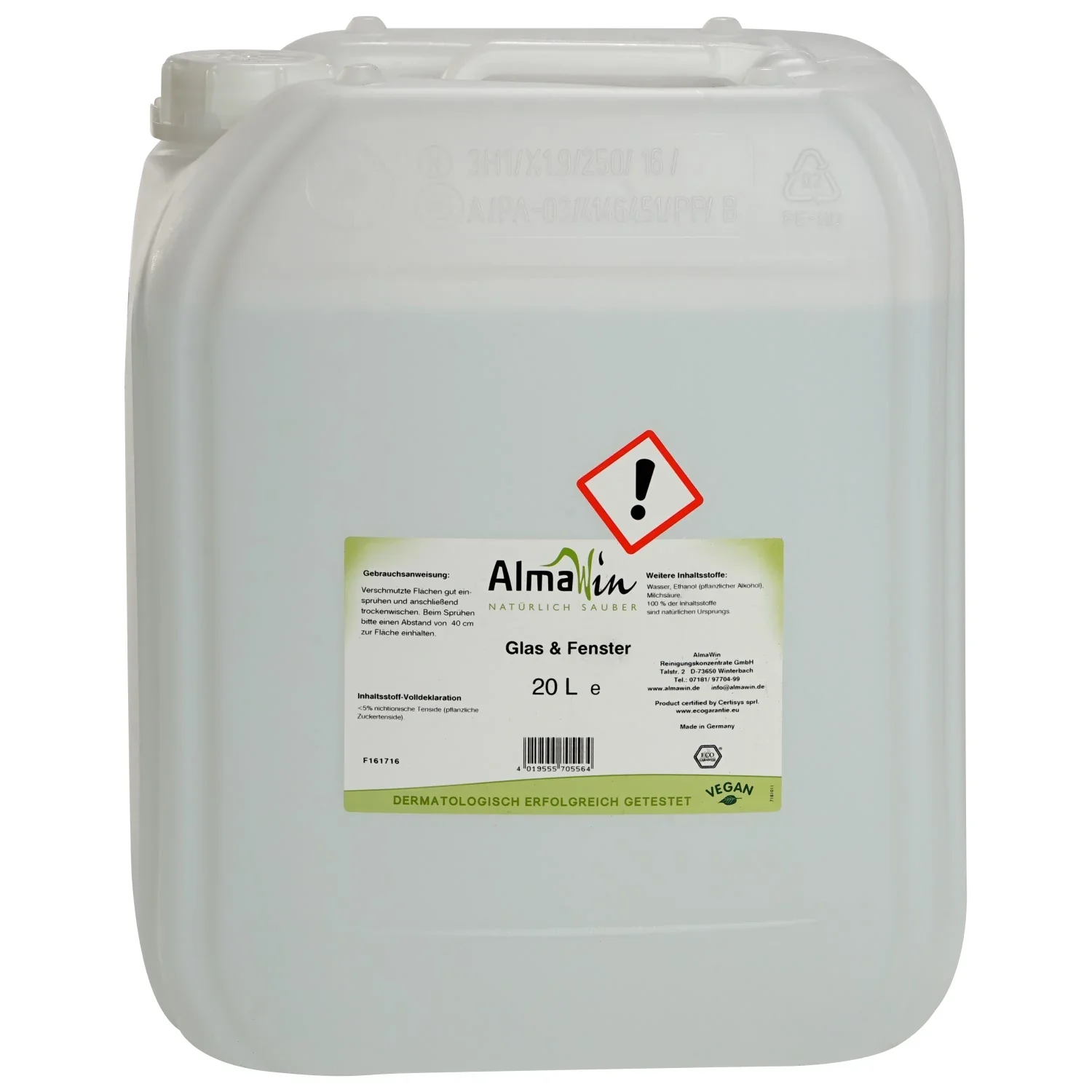 ALMAWIN Glas- und Fensterreiniger 20 Liter