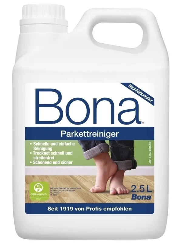 BONA Reiniger 2,5 Liter für Parkett- & Holzboden NF-Kanister f. Spray Mopp