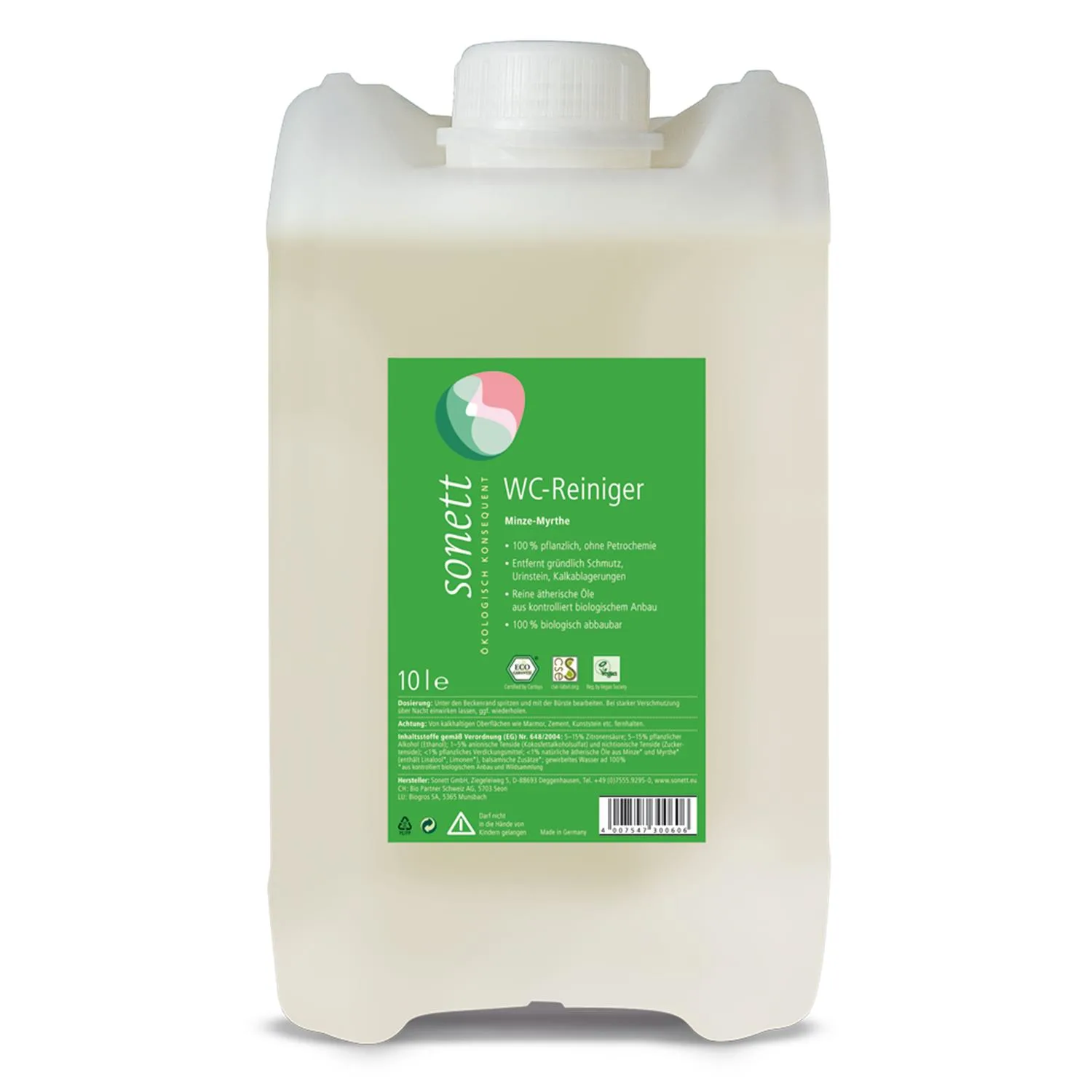 SONETT WC Reiniger Minze-Myrthe 10 Liter