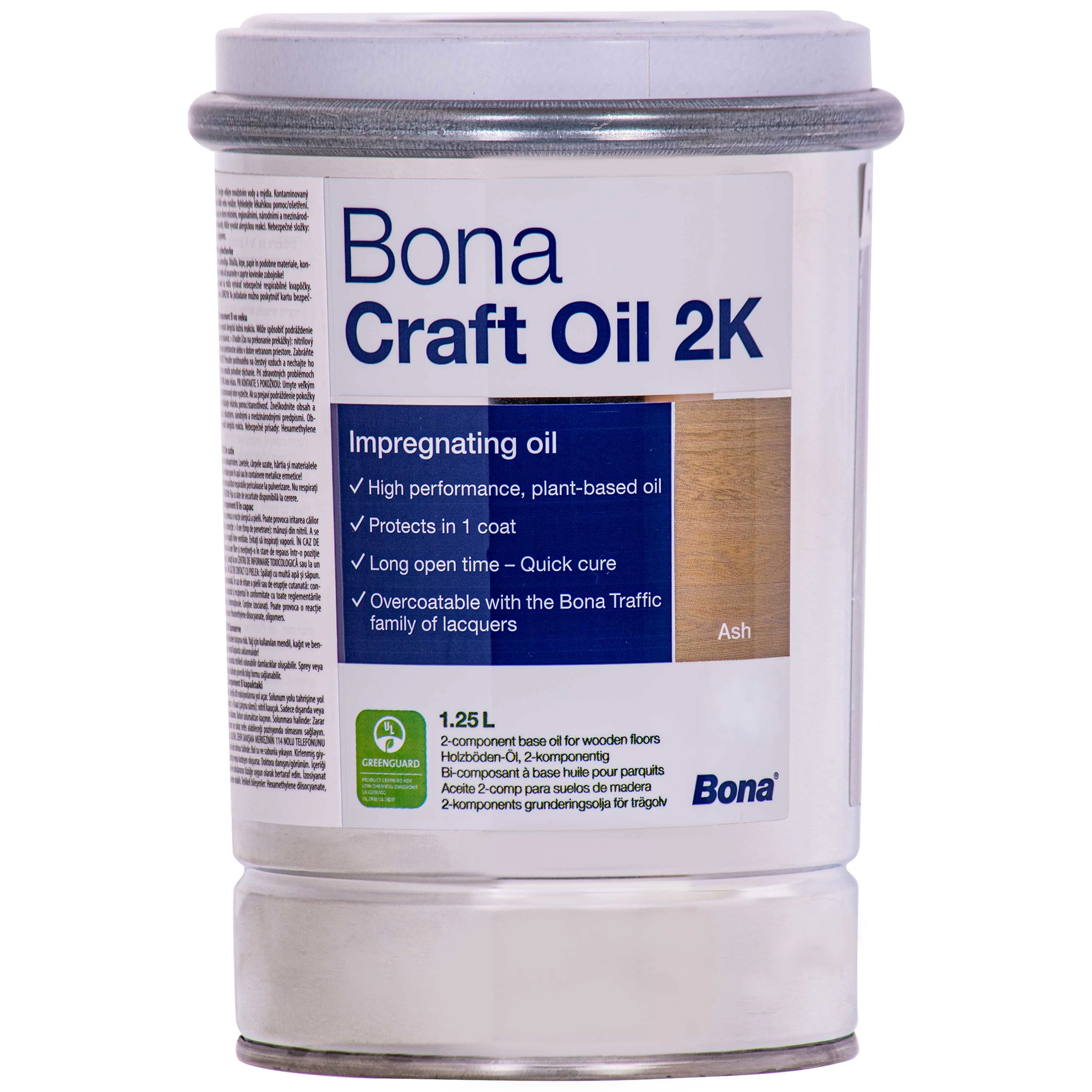 BONA Craft Oil 2K Ash 1,25 Liter grau