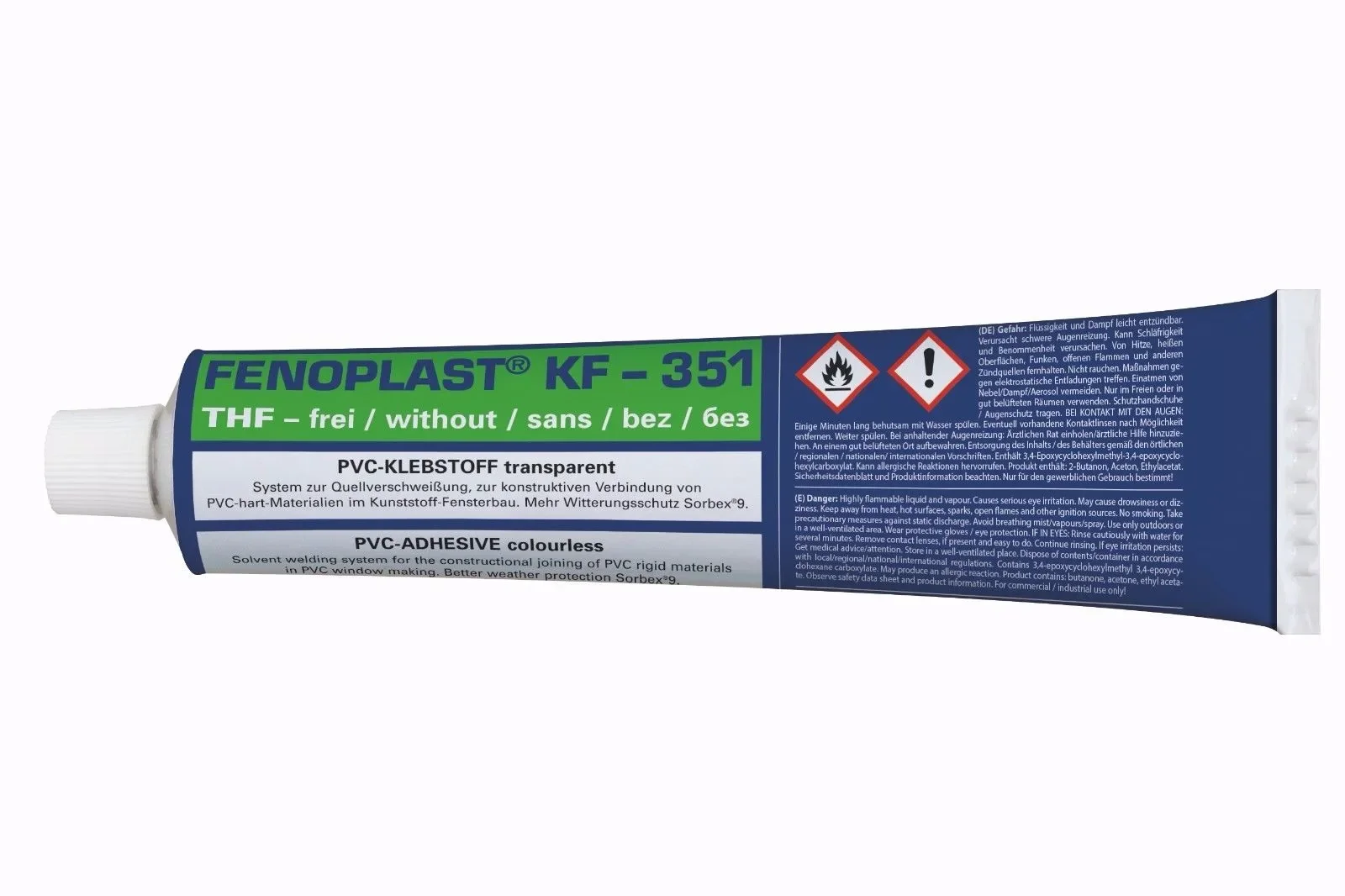 FENOPLAST KF-351 transparent 180 g/200 ml Quellschweißmittel für PVC Hart