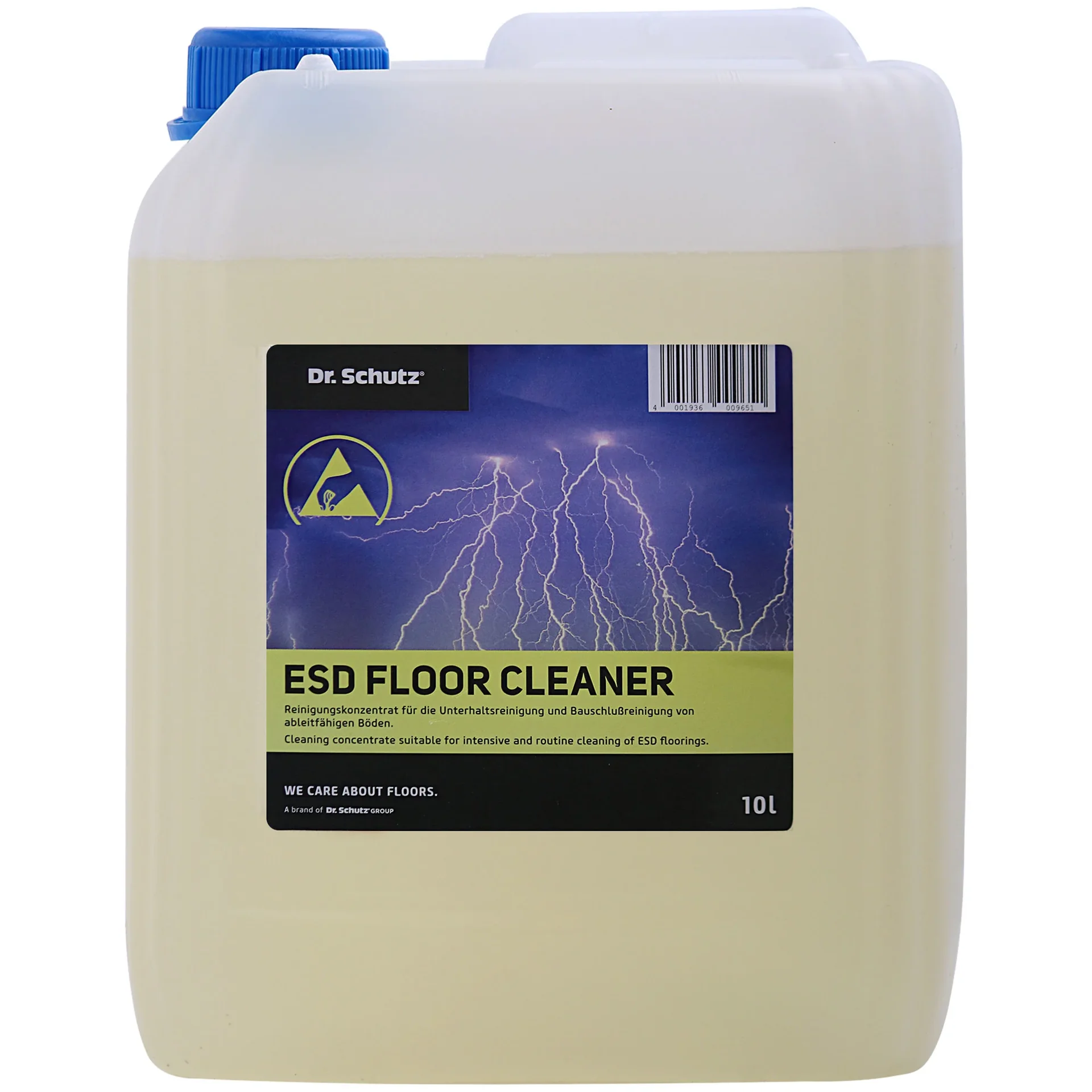 DR. SCHUTZ ESD Floor Cleaner 10 Liter zur Unterhaltsreinigung