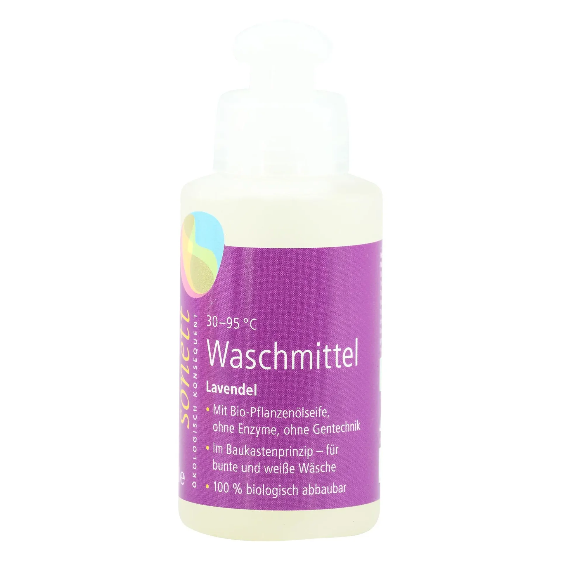 SONETT Waschmittel flüssig Lavendel 120 ml Probiergröße