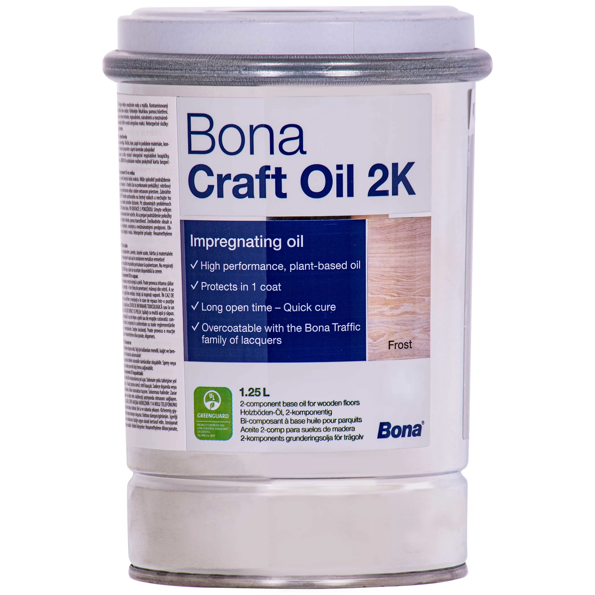 BONA Craft Oil 2K Frost 1,25 Liter weiß