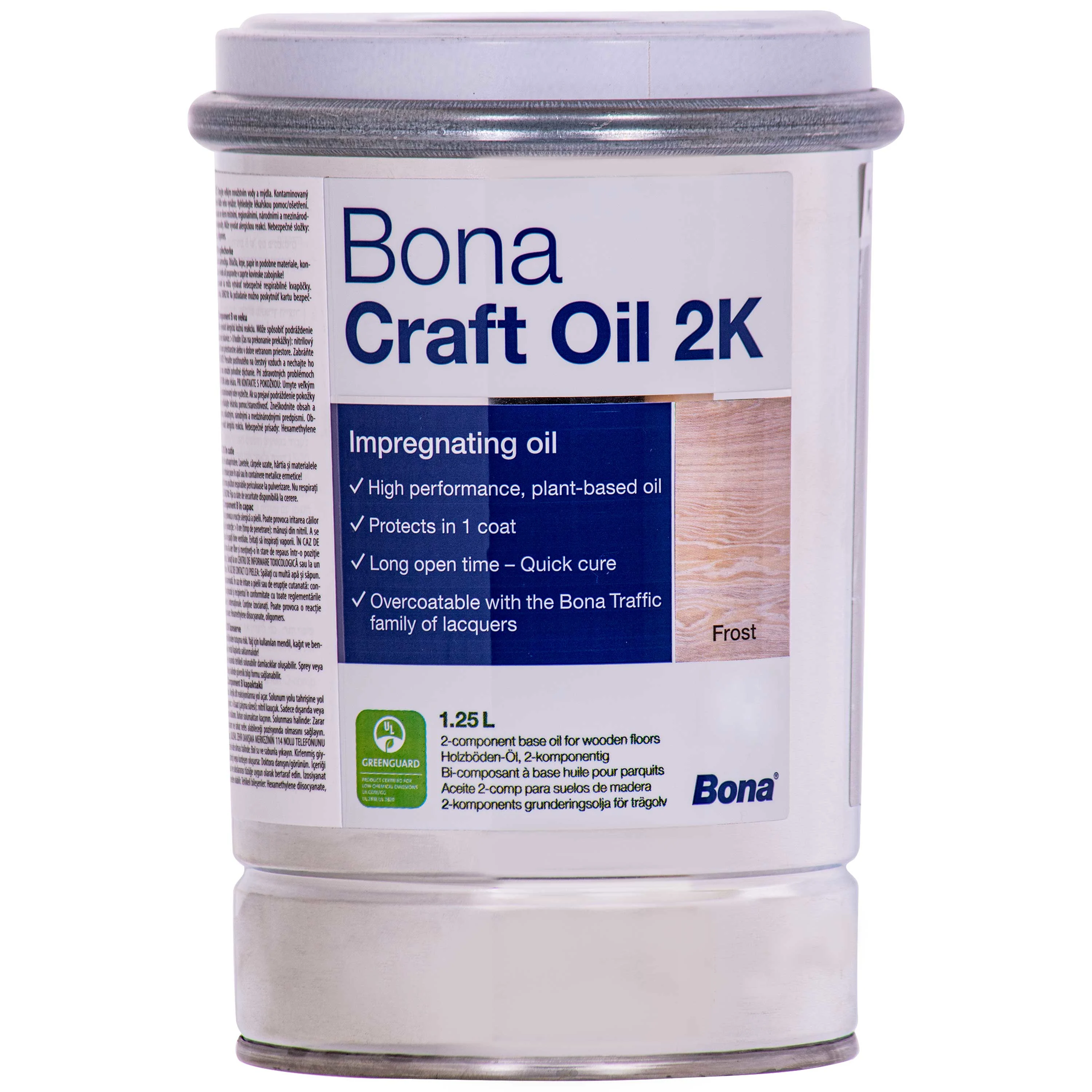 BONA Craft Oil 2K Frost 1,25 Liter weiß