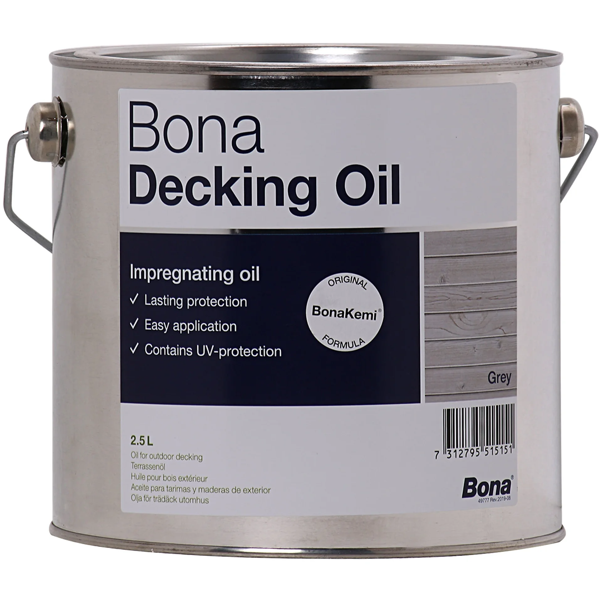 BONA Decking Oil 2,5 Liter Grey Terrassenöl