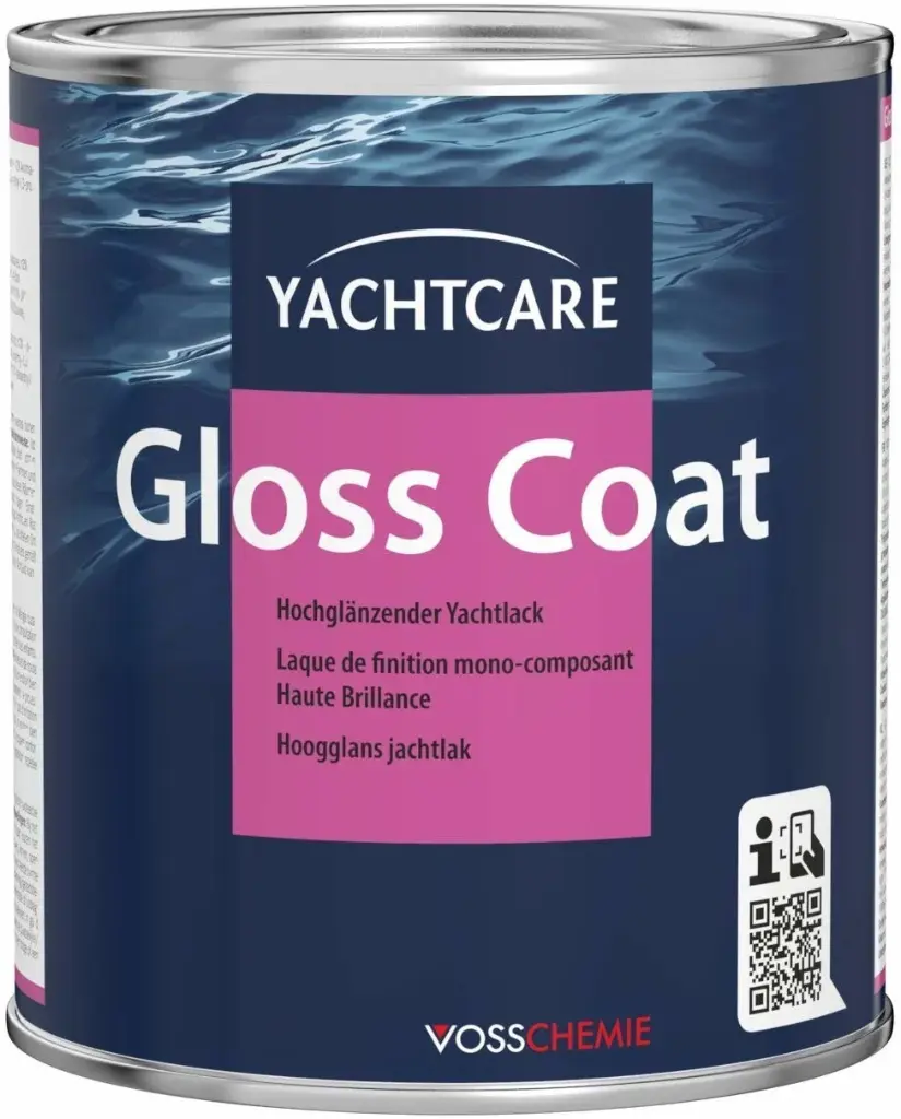 YACHTCARE Gloss Coat 750 ml navyblau hochglänzender Yachtlack