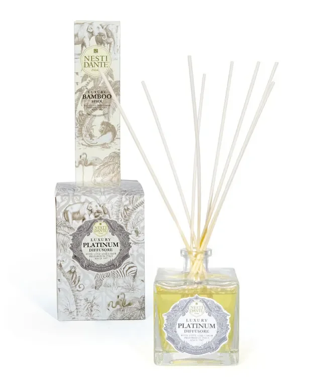 NESTI DANTE Luxury Room Diffuser Raumduft PLATINUM 500 ml incl. Bambusstäbchen