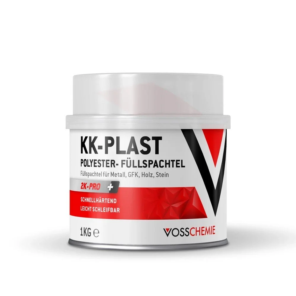 VOSSCHEMIE KK-Plast 2-K Polyesterspachtelmasse 1 kg