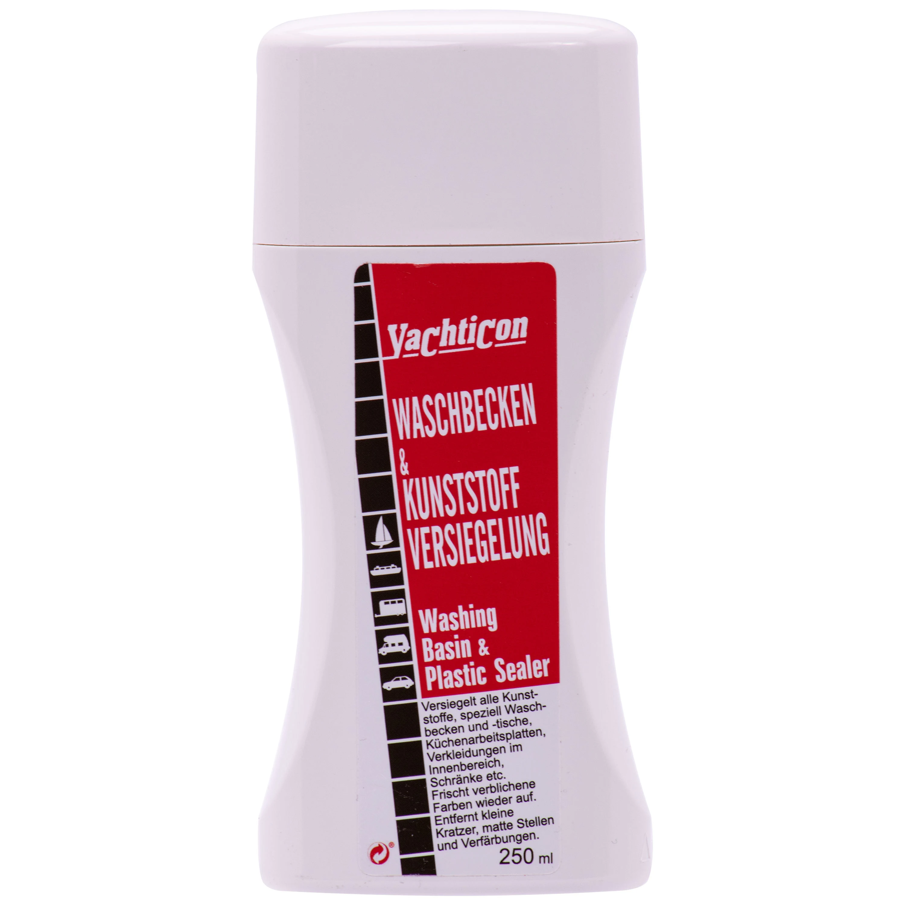 YACHTICON Waschbecken & Kunststoff Versiegelung 250 ml