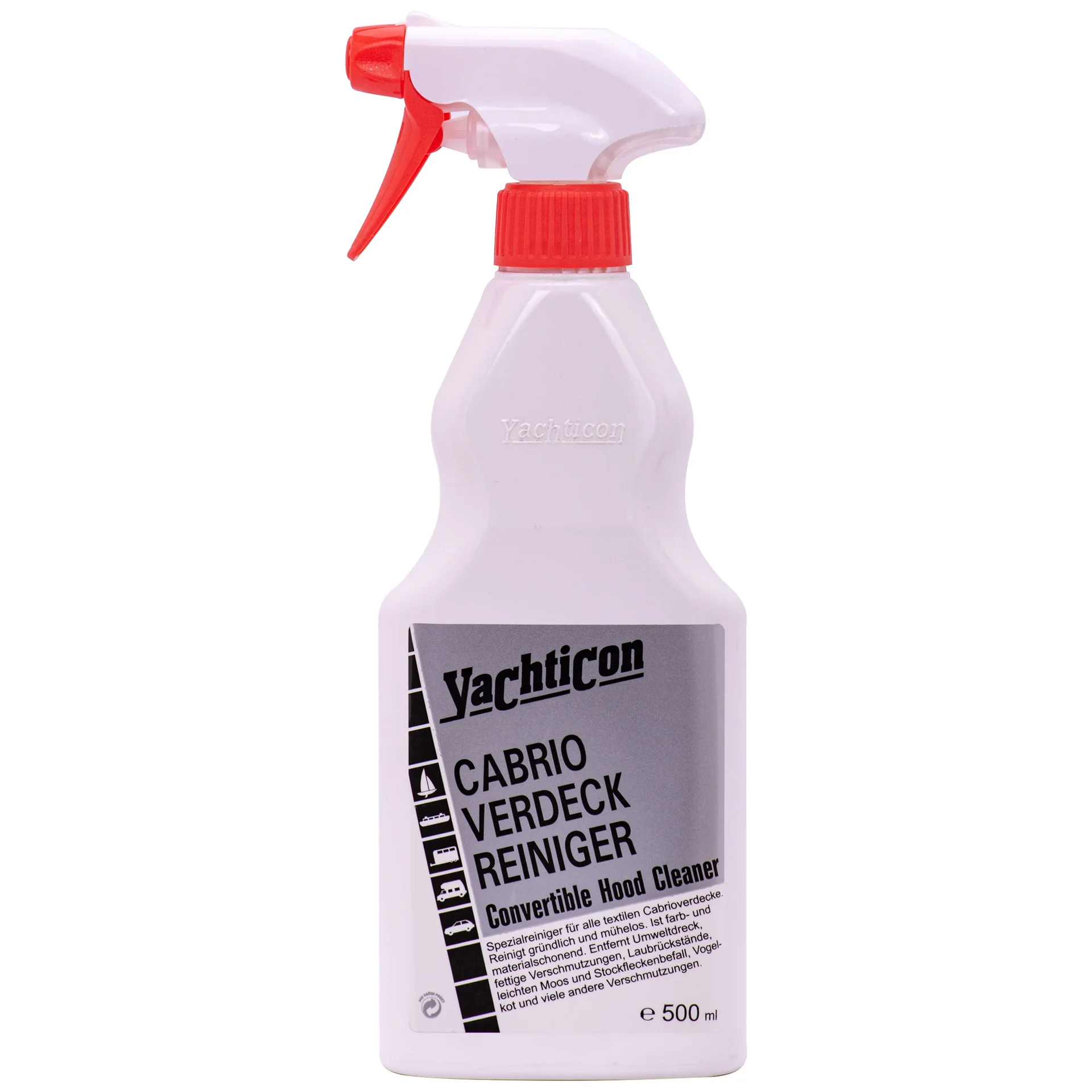 YACHTICON Cabrioverdeck Reiniger 500 ml für textile Verdecke