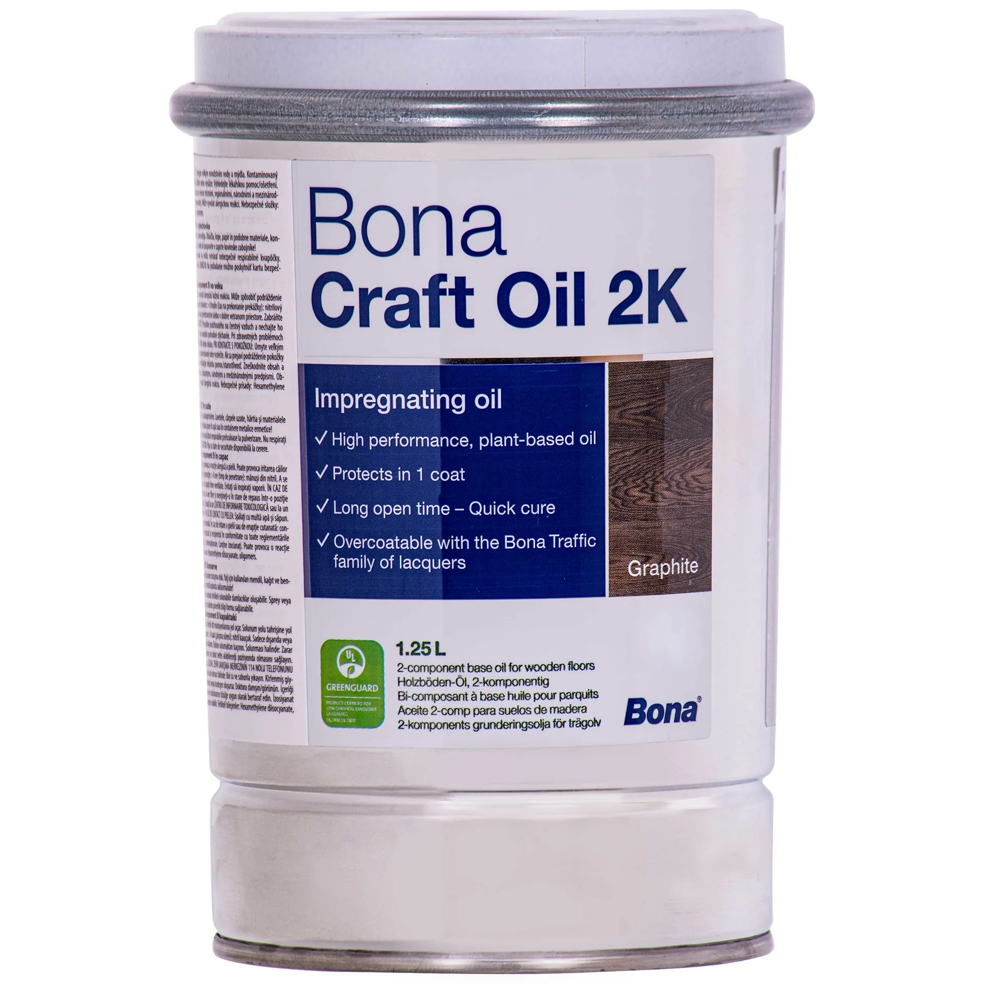 BONA Craft Oil 2K Graphite 1,25 Liter schwarz