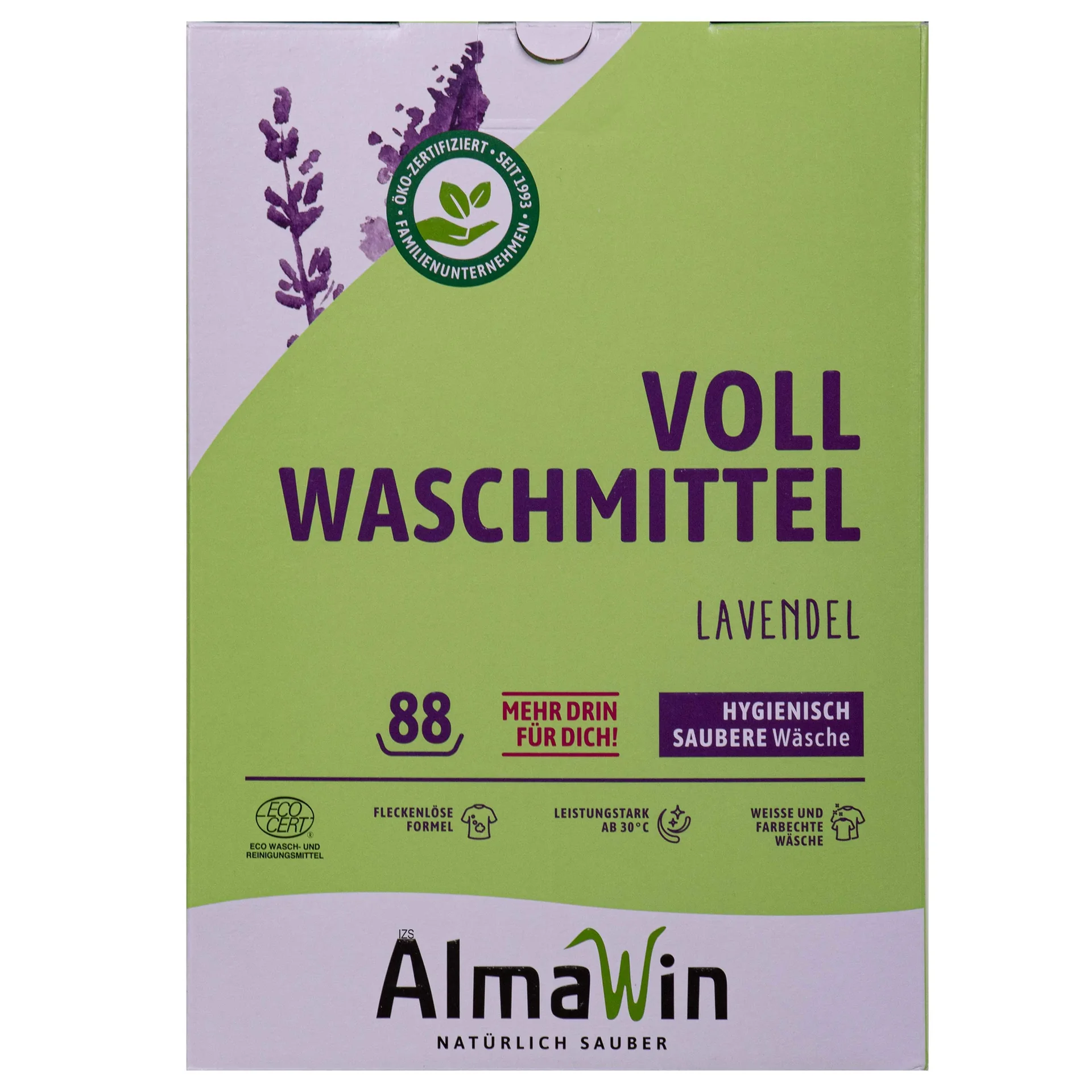 ALMAWIN Vollwaschmittel 4,6 kg 82 Waschgänge