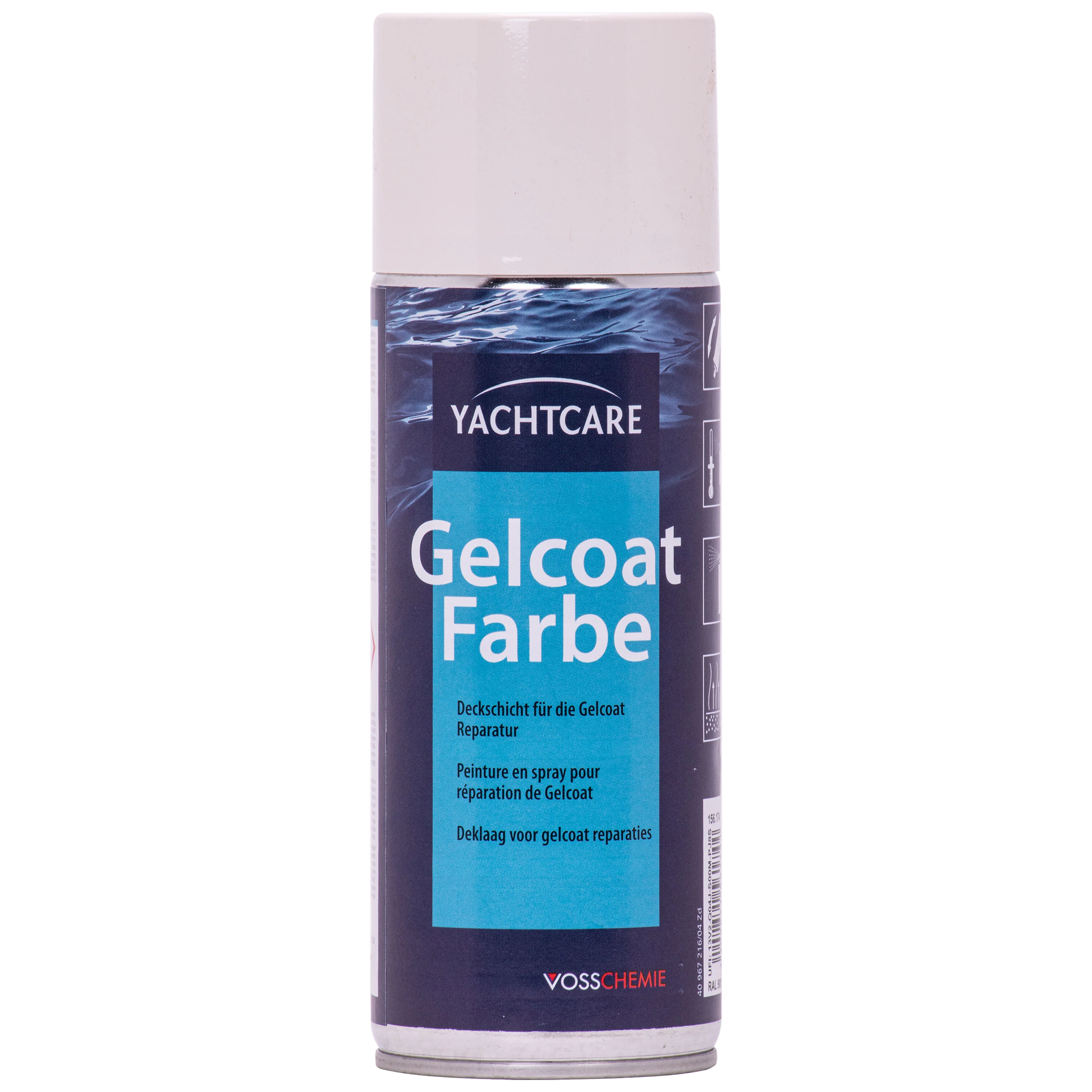 YACHTCARE Gelcoat Farbe RAL 9001 cremeweiß 400 ml Aerosolspraydose