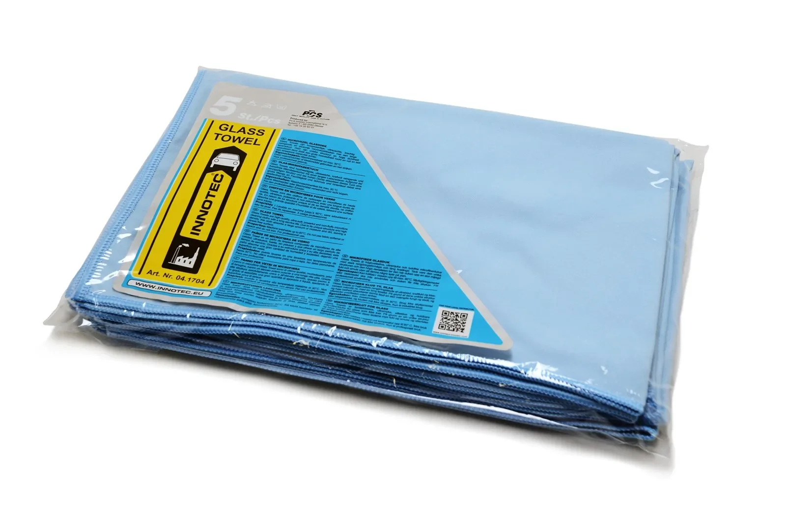 INNOTEC Glass Towel blau 5 Stück Packung 04.174