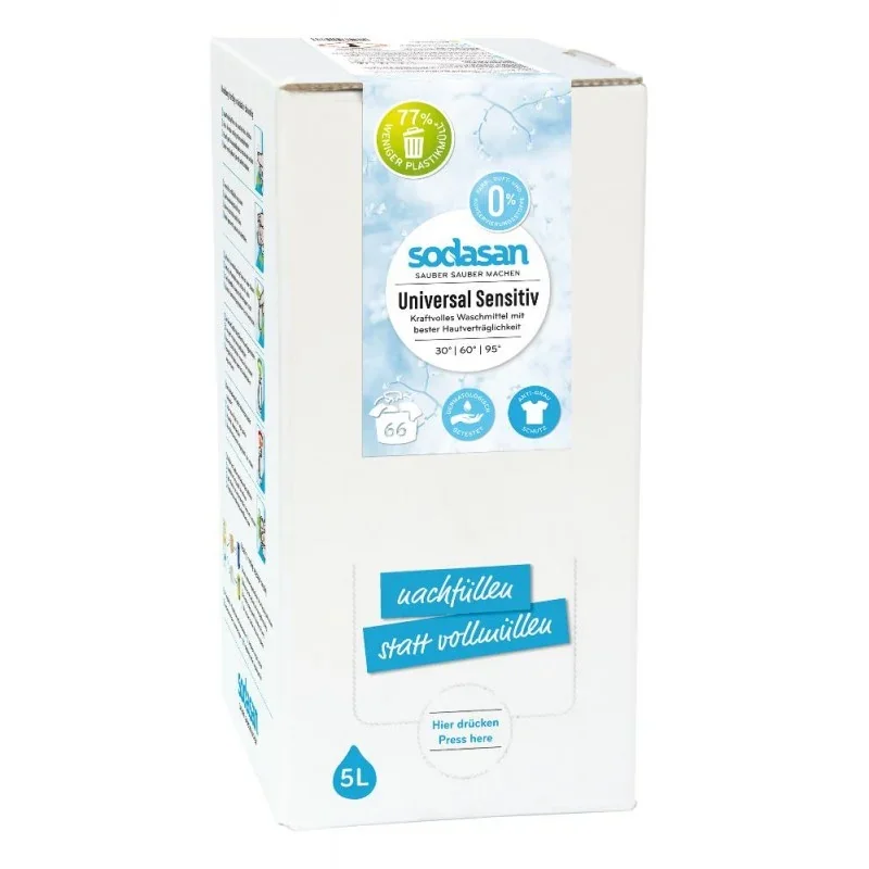 SODASAN Universal Waschmittel sensitive 5 Liter Bag in Box
