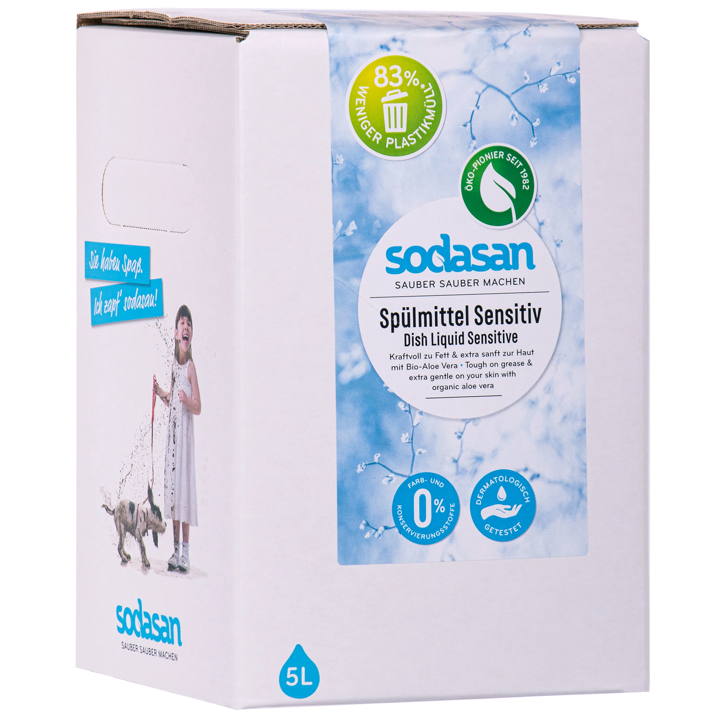 SODASAN Spülmittel Sensitive 5 Liter Bag in Box