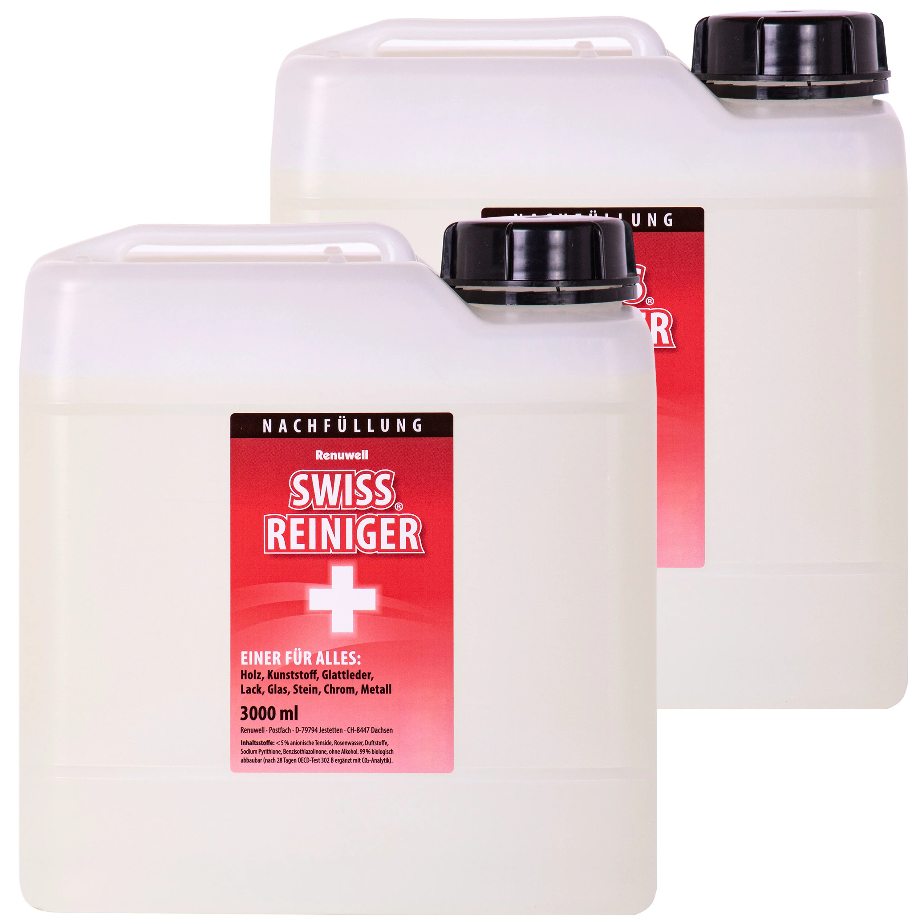 RENUWELL Swiss Reiniger 3 Liter x 2 Kanister