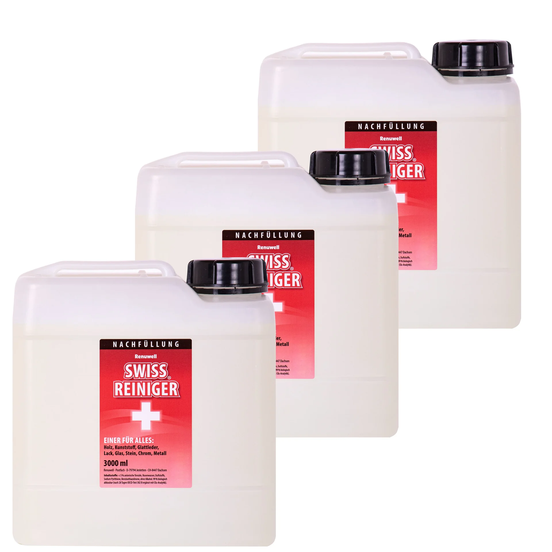 RENUWELL Swiss Reiniger 3 Liter x 3 Kanister