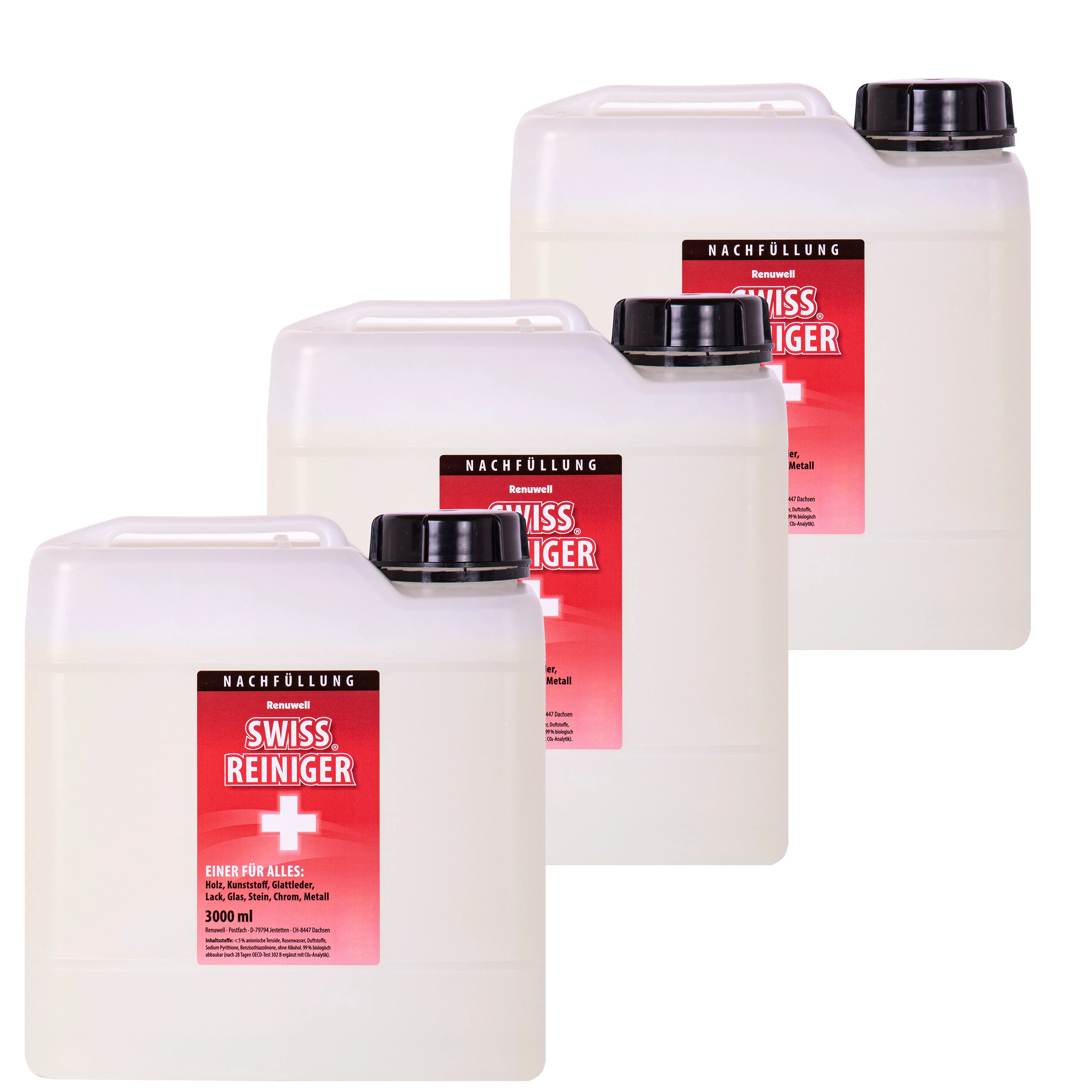 RENUWELL Swiss Reiniger 3 Liter x 3 Kanister