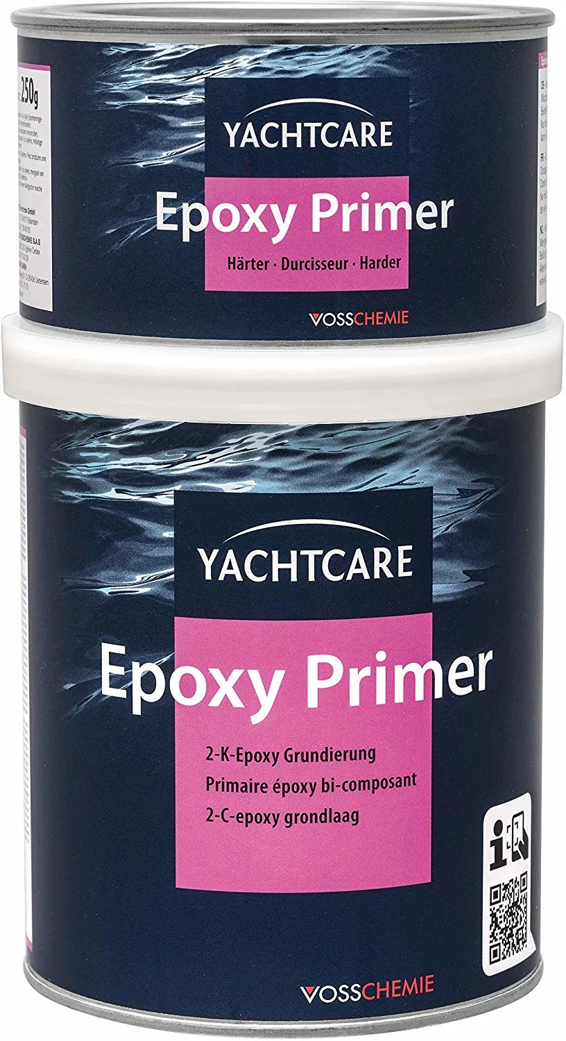 YACHTCARE Epoxy Primer 2K - 750 ml Grundierung für Antifouling weiß