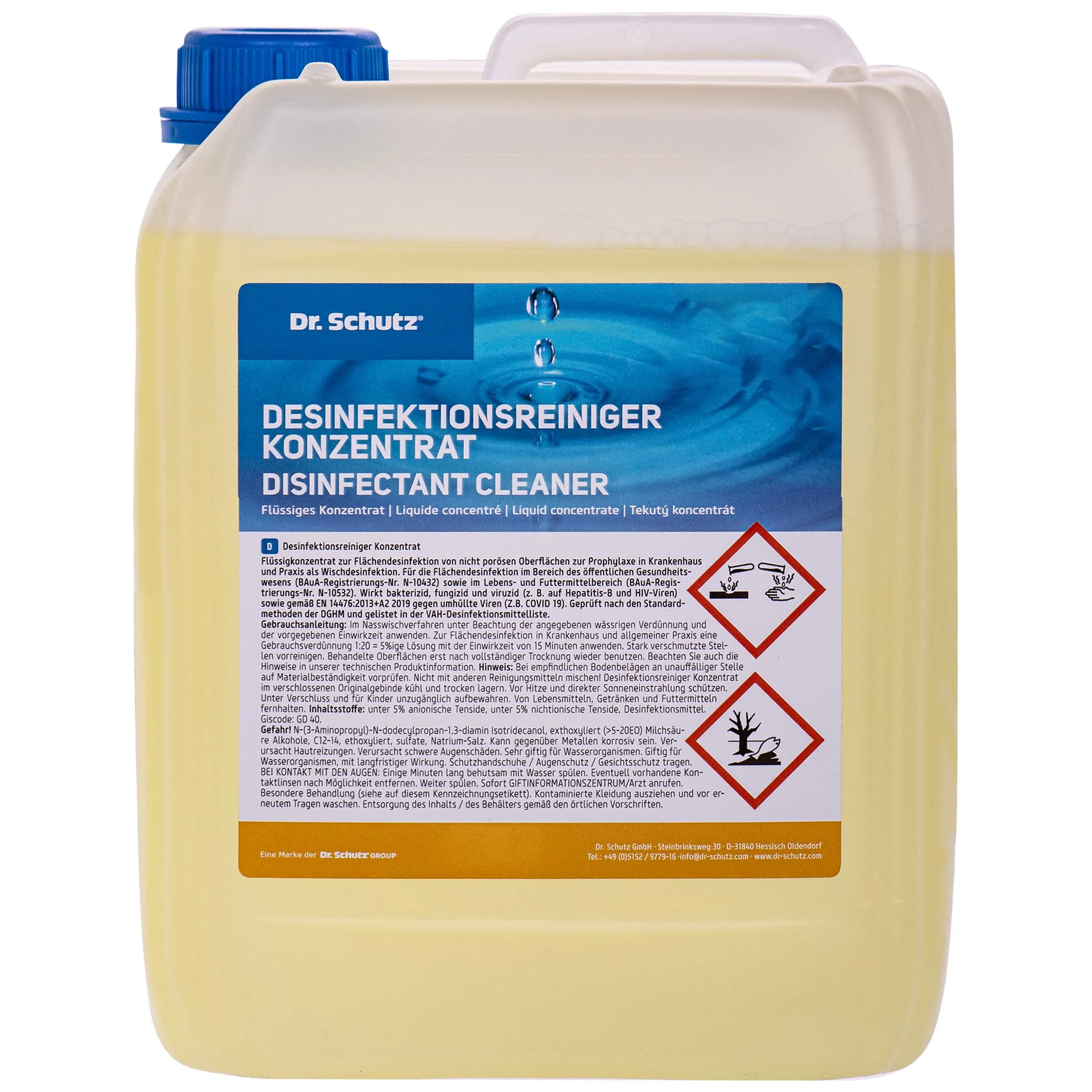 DR. SCHUTZ Desinfektionsreiniger 5 Liter Konzentrat
