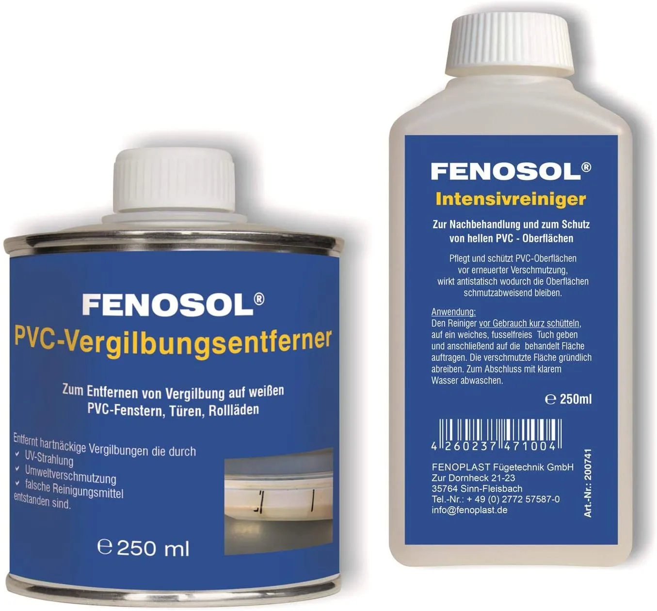 FENOPLAST Fenosol PVC-Vergilbungsentferner-Set