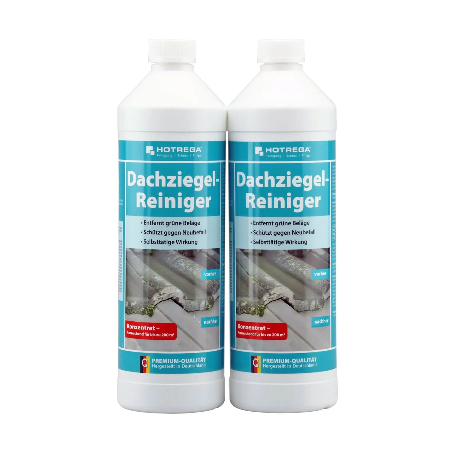HOTREGA Dachziegel Reiniger Konzentrat 2 x 1 Liter