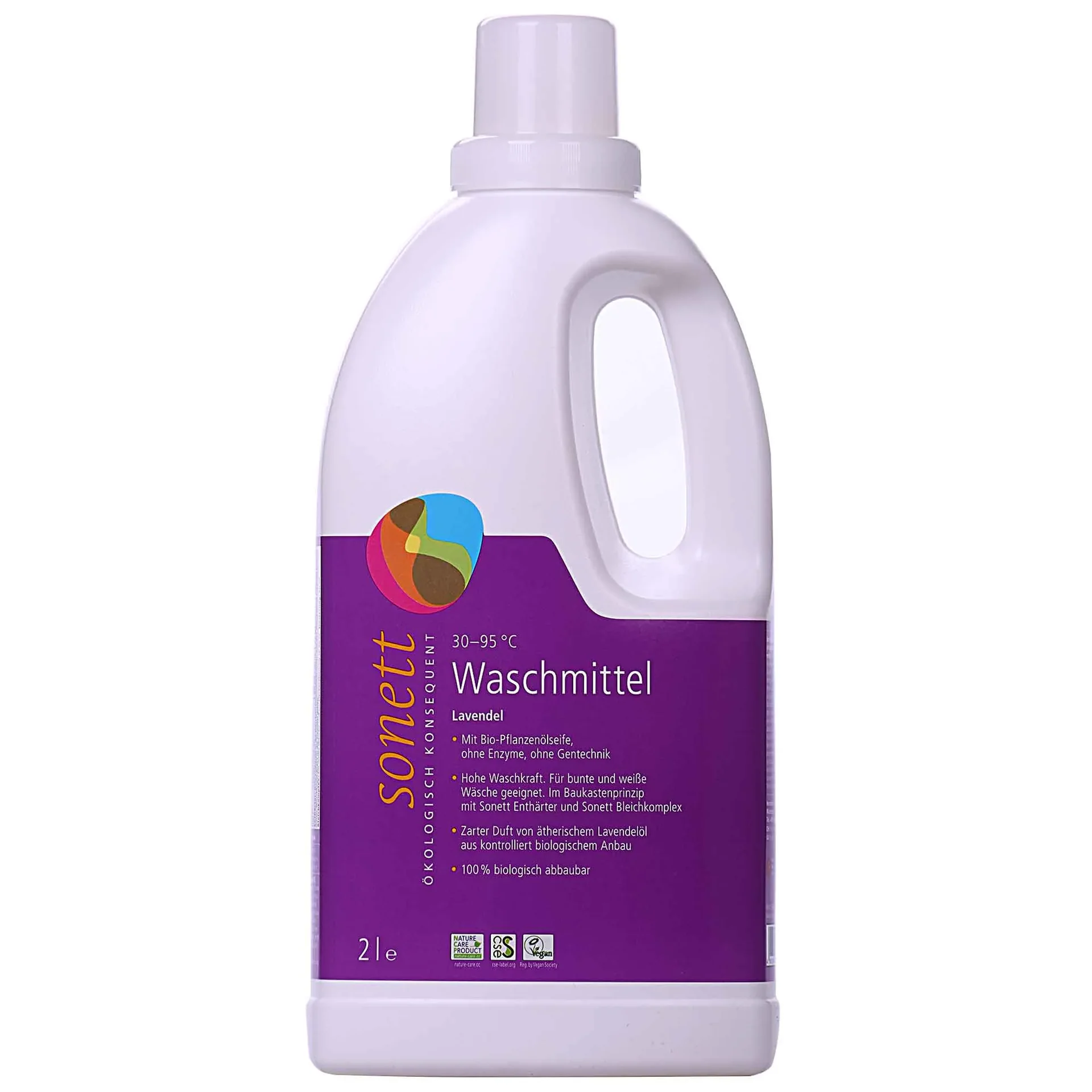 SONETT Waschmittel flüssig Lavendel 2 x 2 Liter