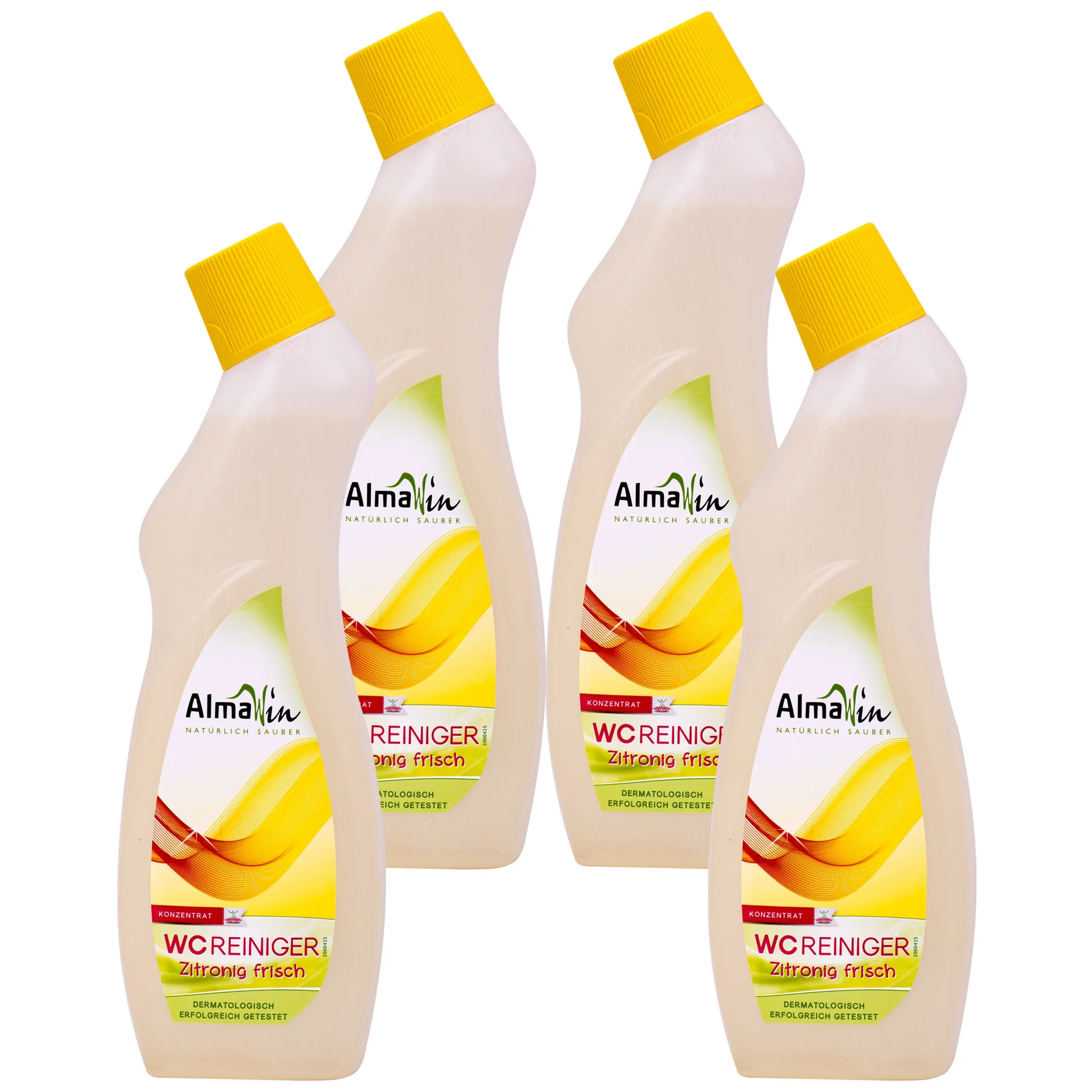ALMAWIN WC Reiniger 4 x 750 ml zitronig frisch