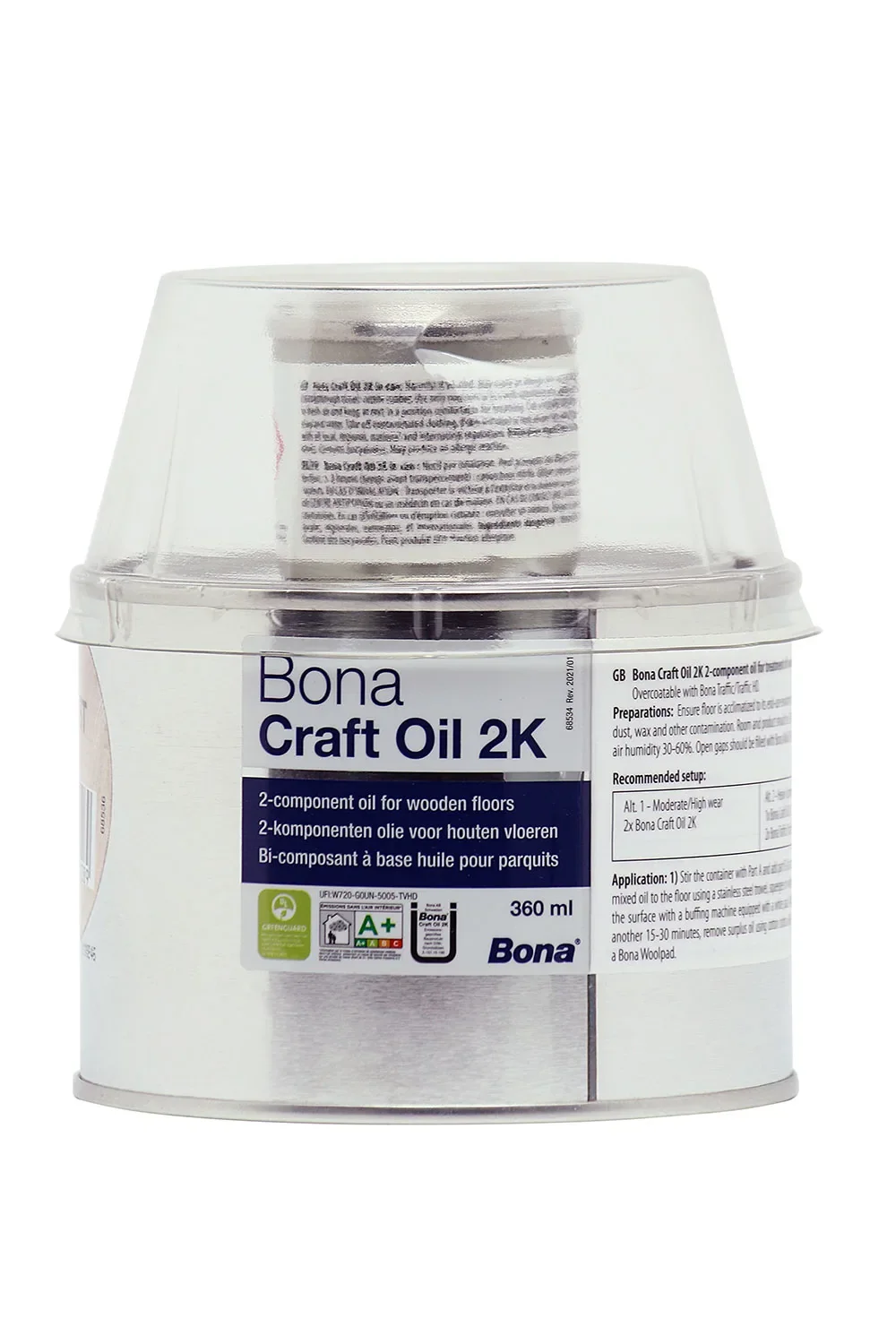 BONA Craft Oil 2K Frost 400 ml weiß