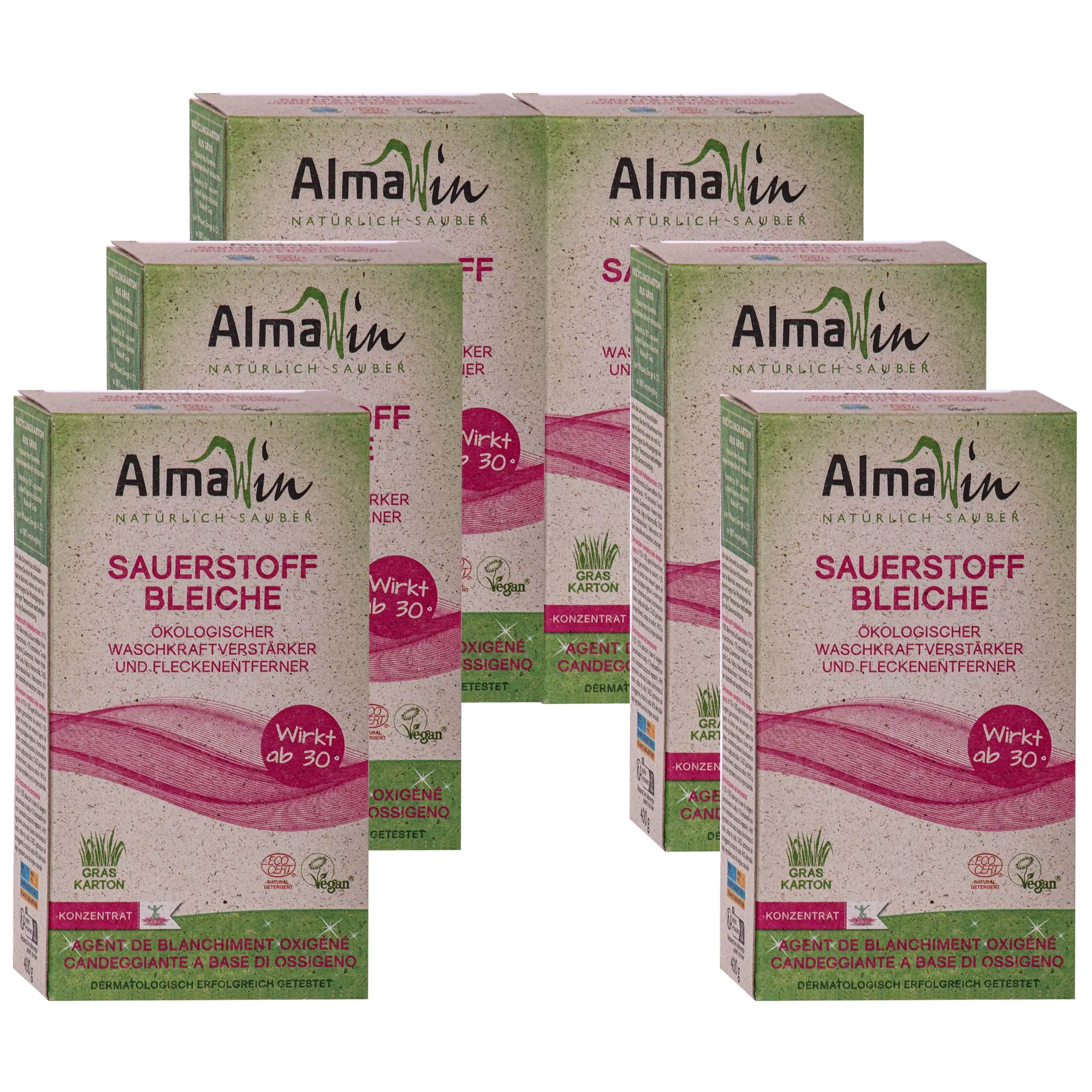 ALMAWIN Sauerstoffbleiche 6 x 400 g wirksam ab 30°C