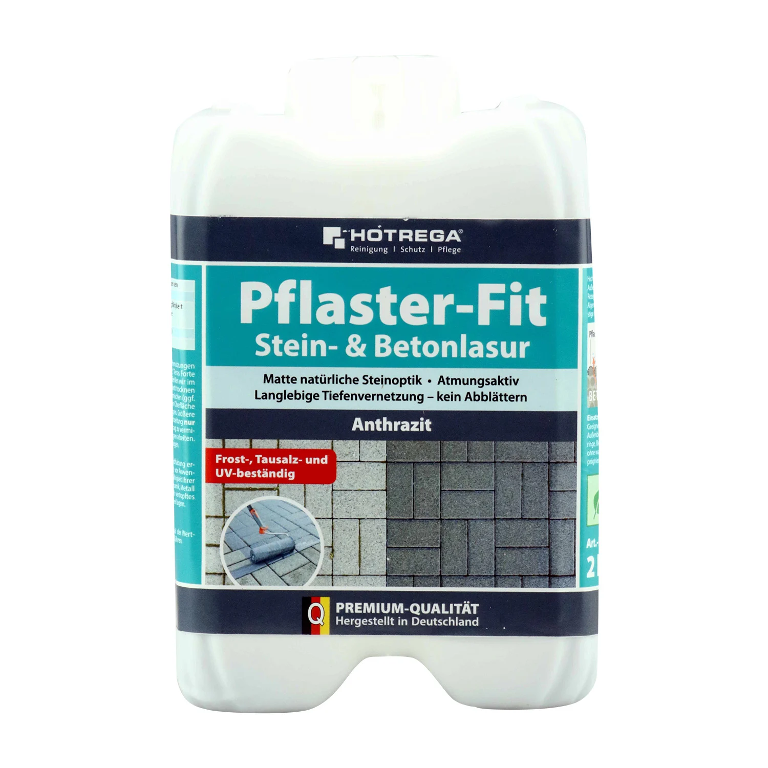 HOTREGA Pflaster-Fit 6 x 2 Liter anthrazit Stein- & Betonlasur