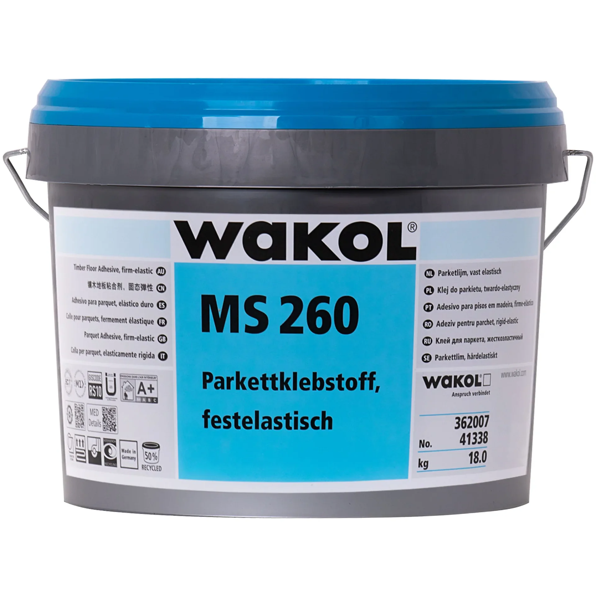 WAKOL MS 260 Parkettklebstoff festelastisch 18kg