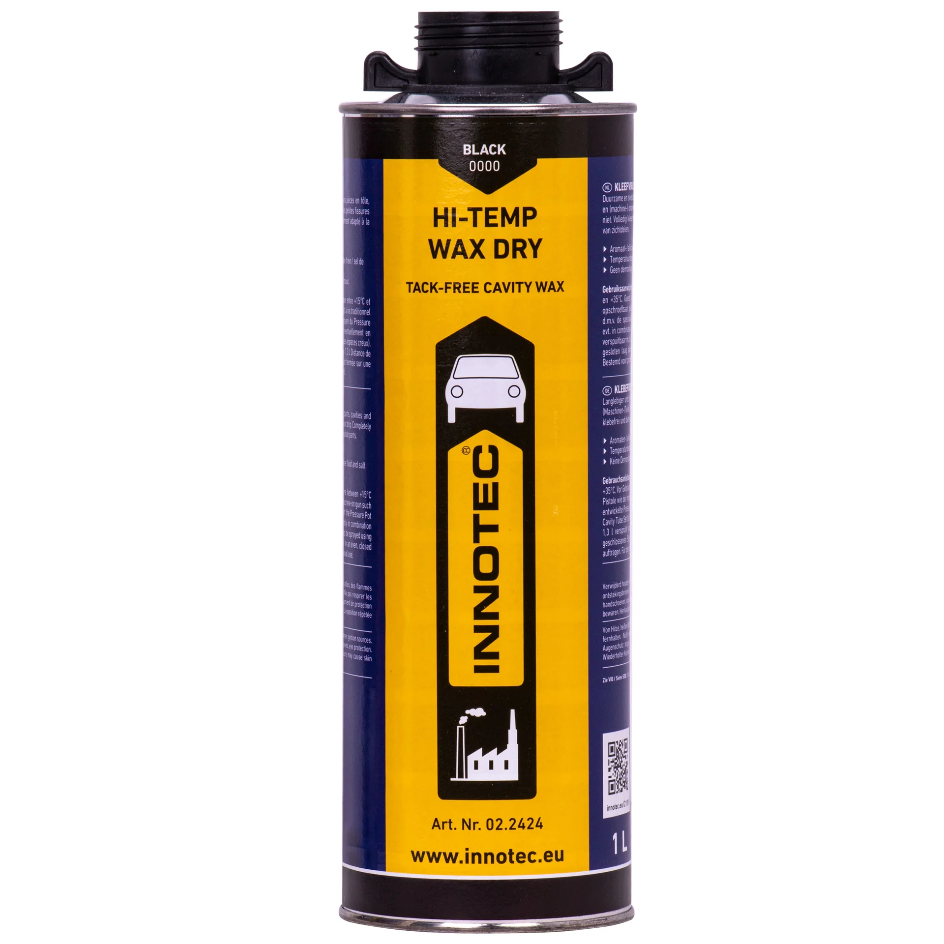 INNOTEC Hi Temp Wax DRY 1 Liter schwarz Unterbodenschutz