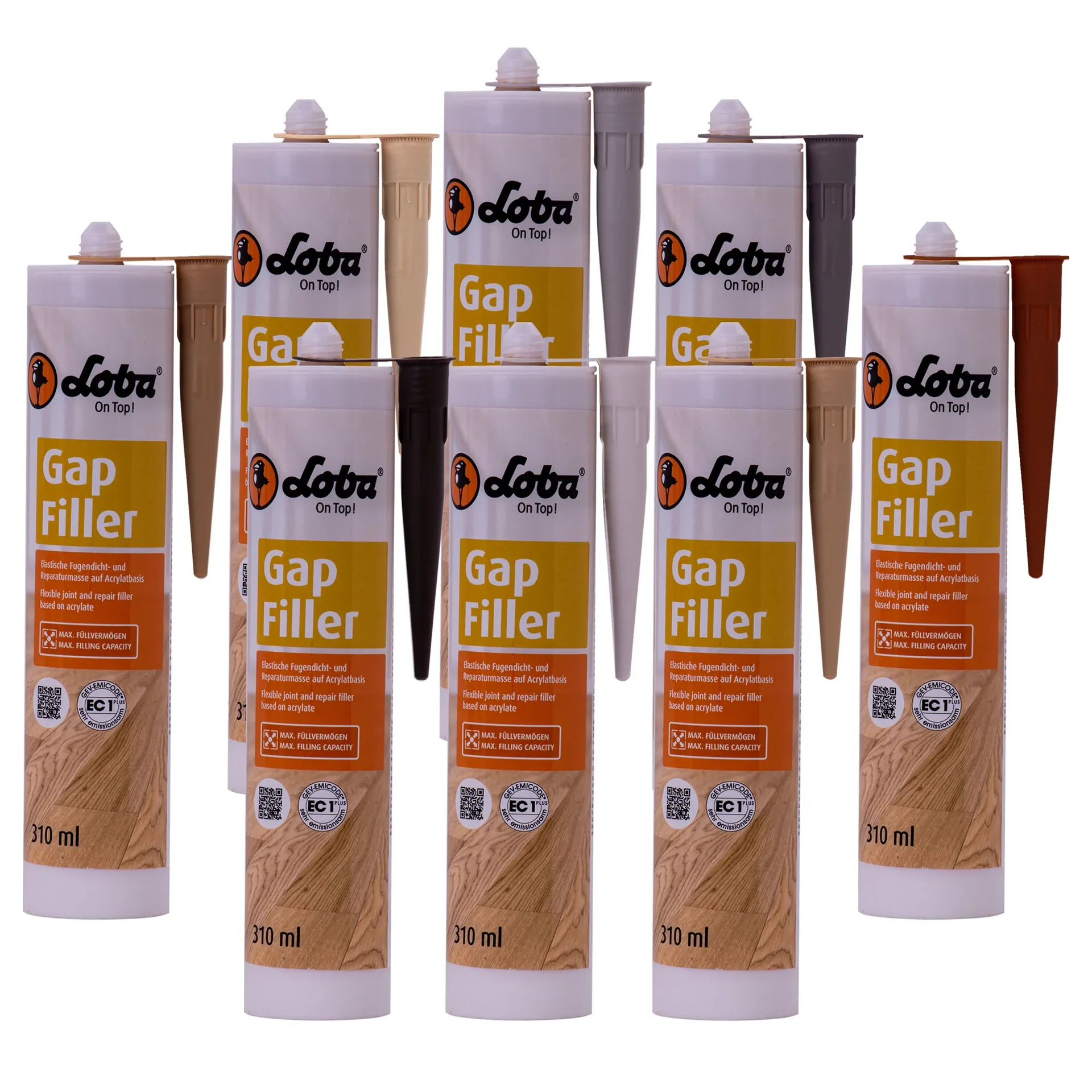 LOBA GapFiller in verschiedenen Farben