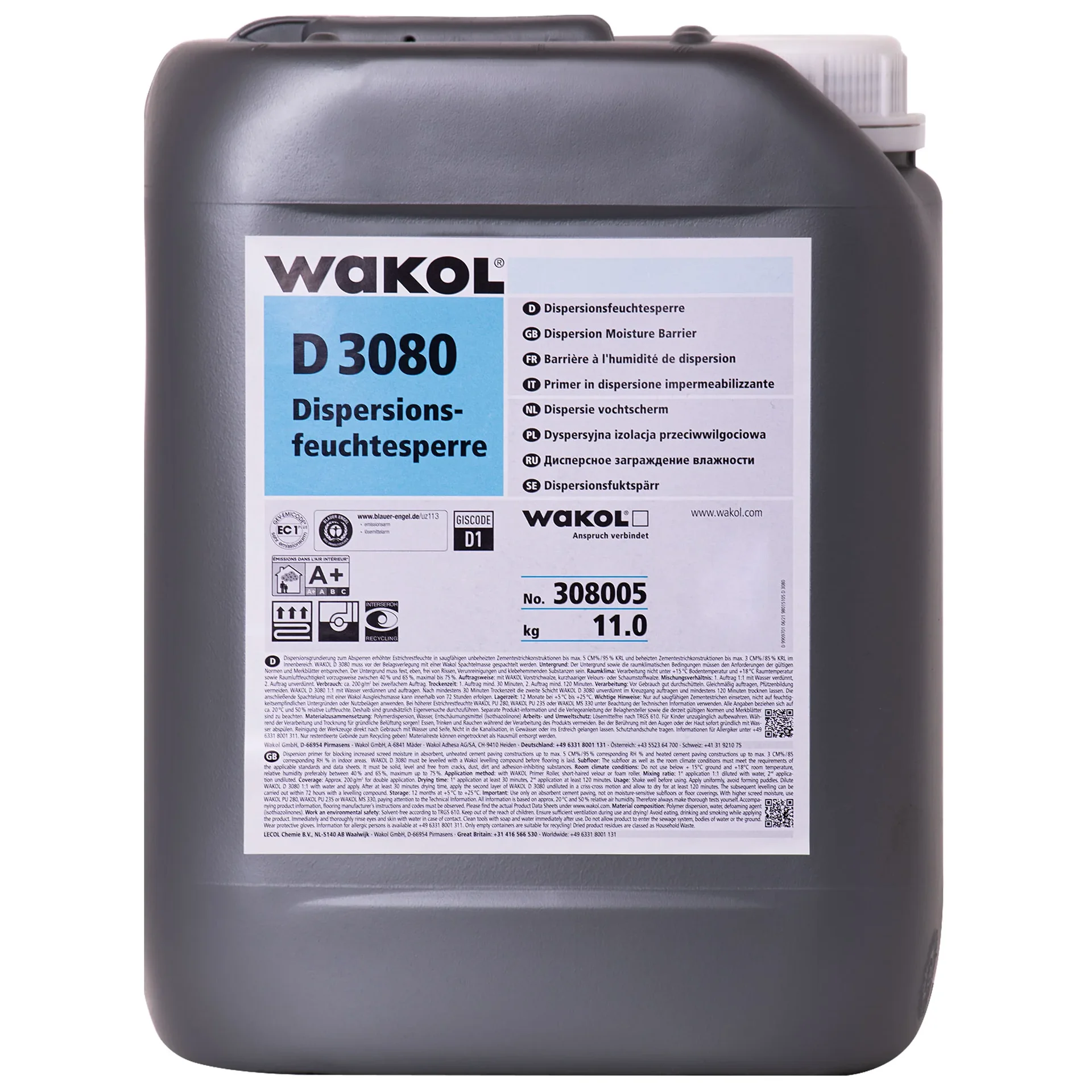 WAKOL D 3080 Dispersionsfeuchtesperre 11 kg