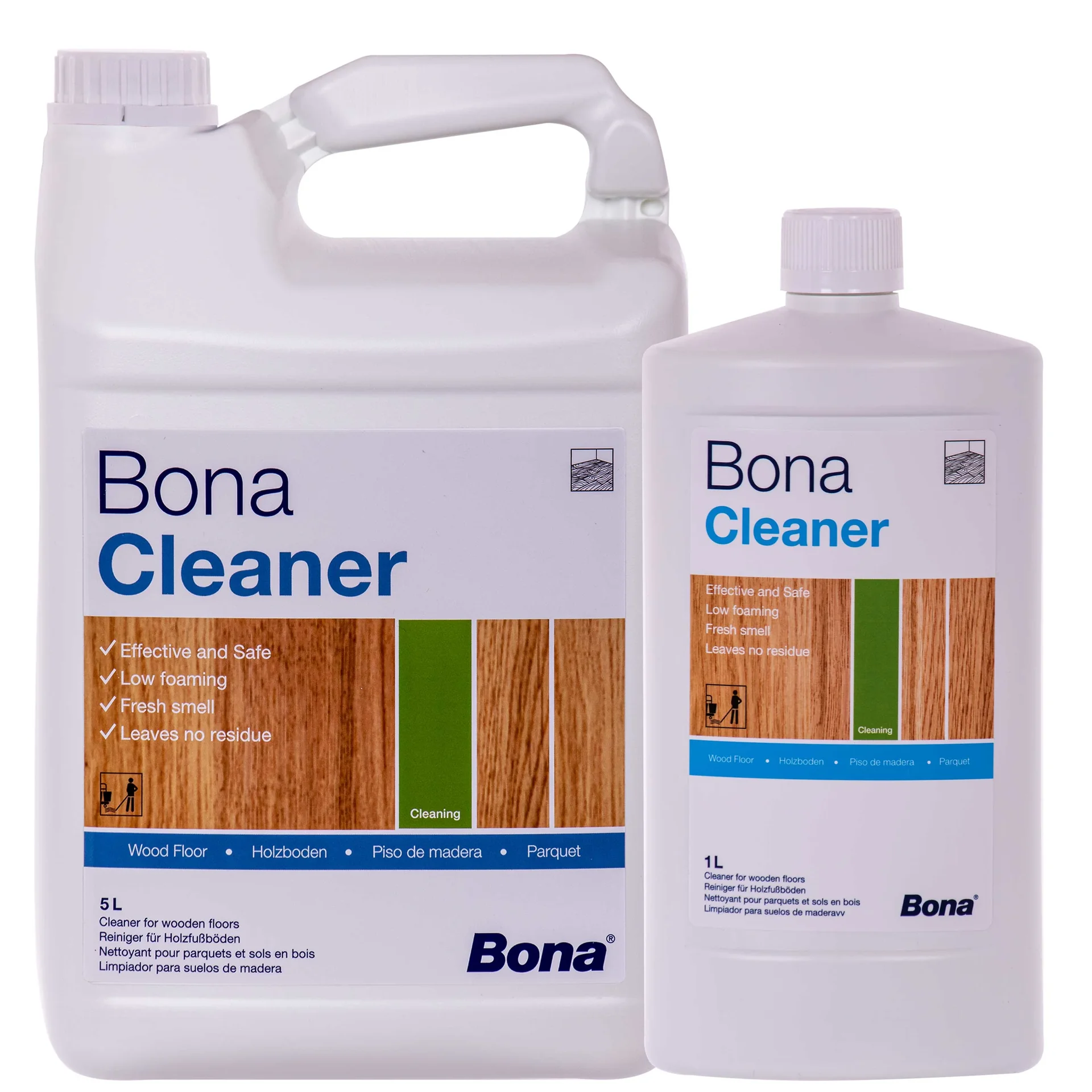 BONA Cleaner in verschiedenen Größengebinden