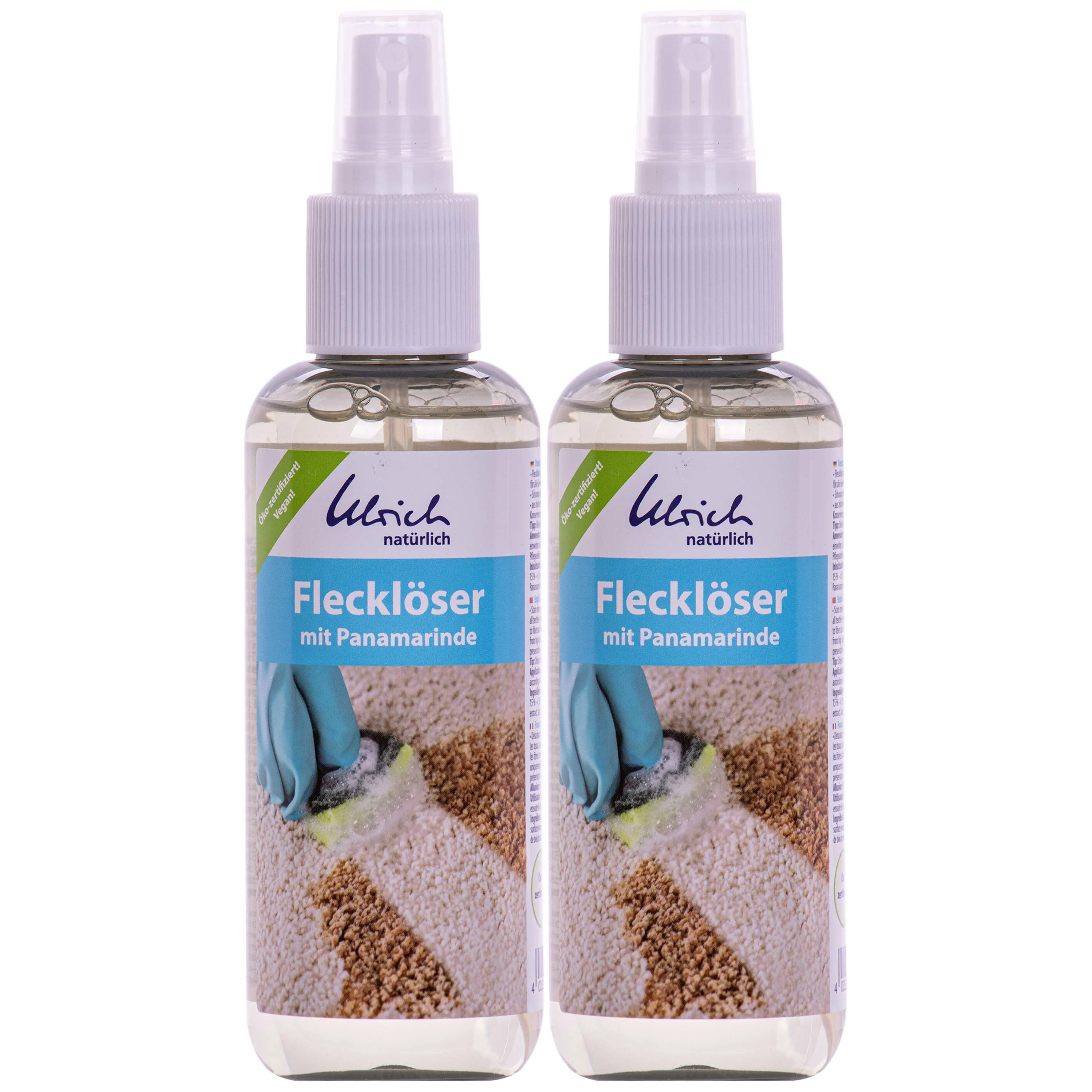 ULRICH natürlich Flecklöser mit Panamarindenextrakt 2 x250 ml Neu