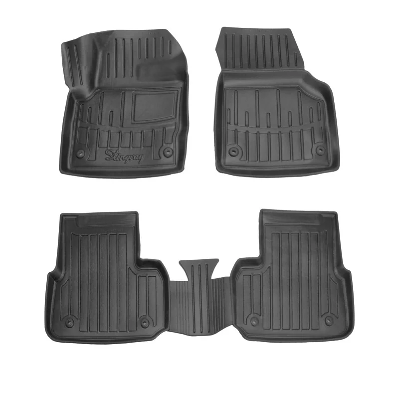 Gummifußmatten Auto für LAND ROVER Discovery Sport (L550) (2014-2019), 3D, passgenaue Autofußmatten