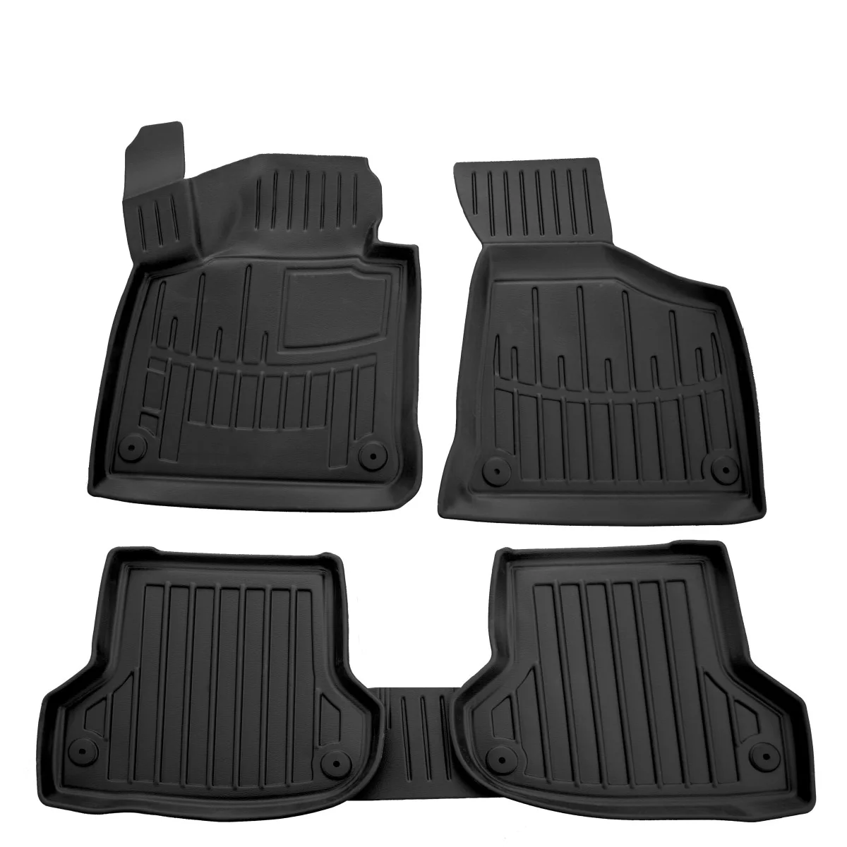 Gummifußmatten Auto für AUDI A3 (8P) (2003-2012), 3D, passgenaue Autofußmatten