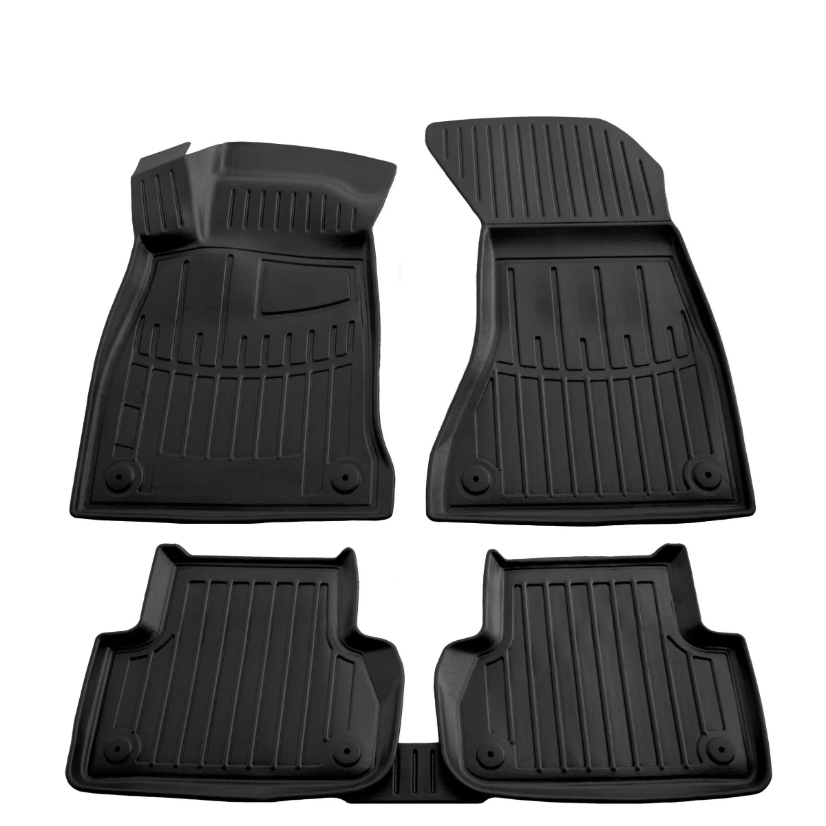 Audi A5 Sportback Fußmatten, Gummifußmatten 3D (F5) 2016-2024, passgenau