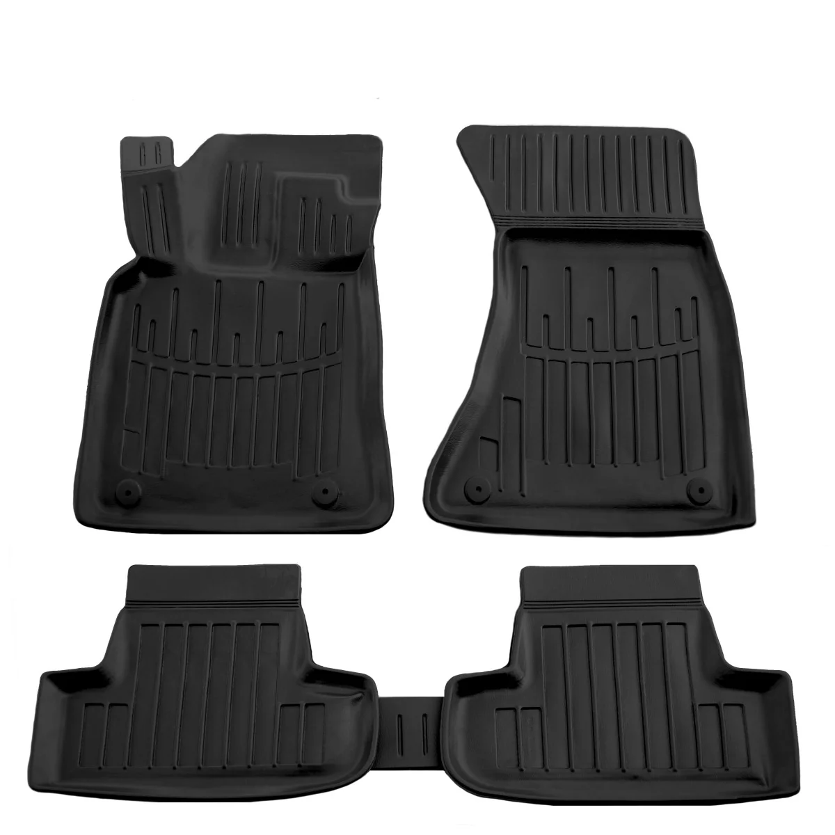 Gummifußmatten Audi Q5, 3D Fußmatten, passgenau, Audi Q5 8R (2008-2016)