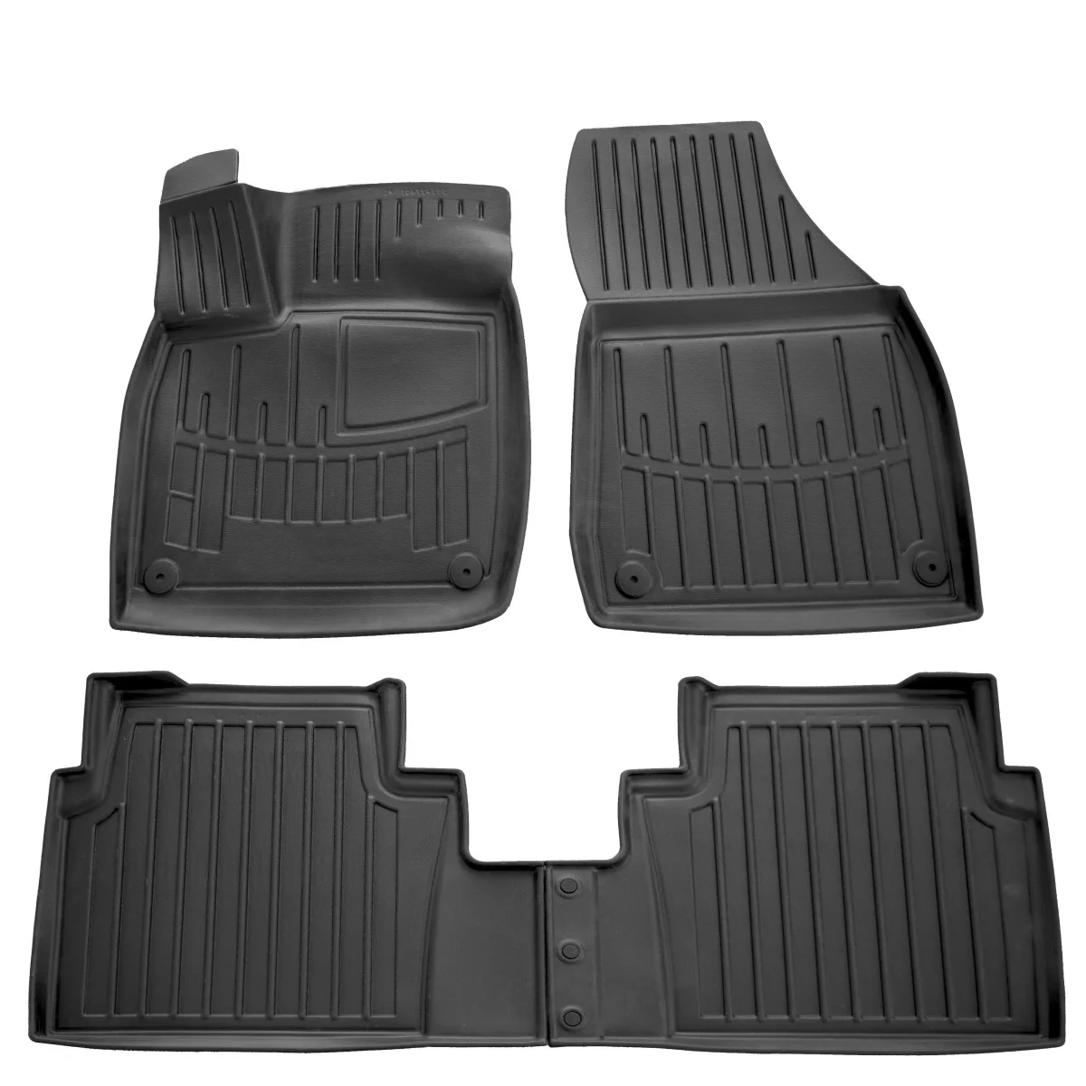 3D Gummifußmatten Audi Q5 e-tron (2021-...), 6/7 Sitzer, Autofußmatten, Gummimatten